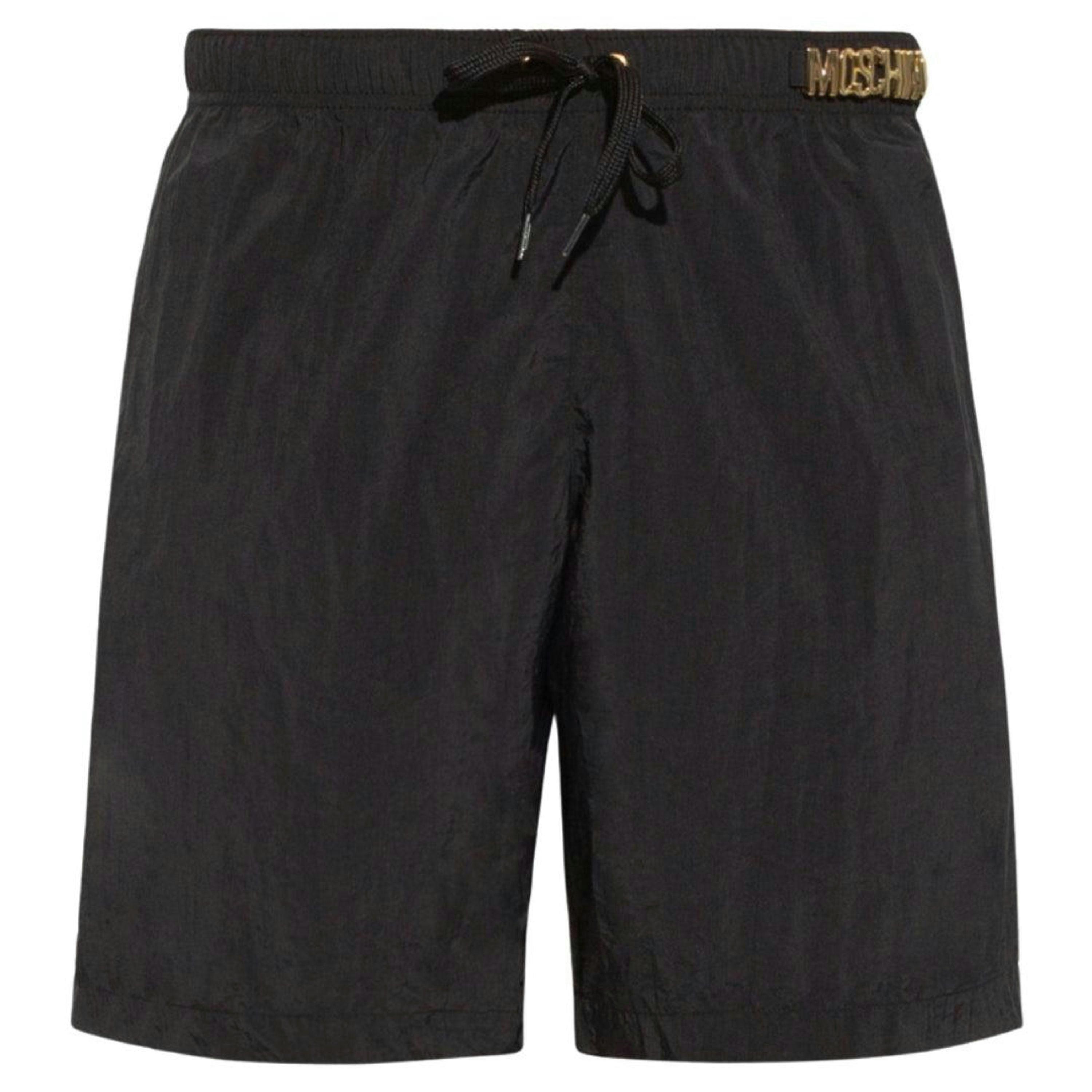 Moschino Mens Metal Logo Swim Shorts , view 1 of 2