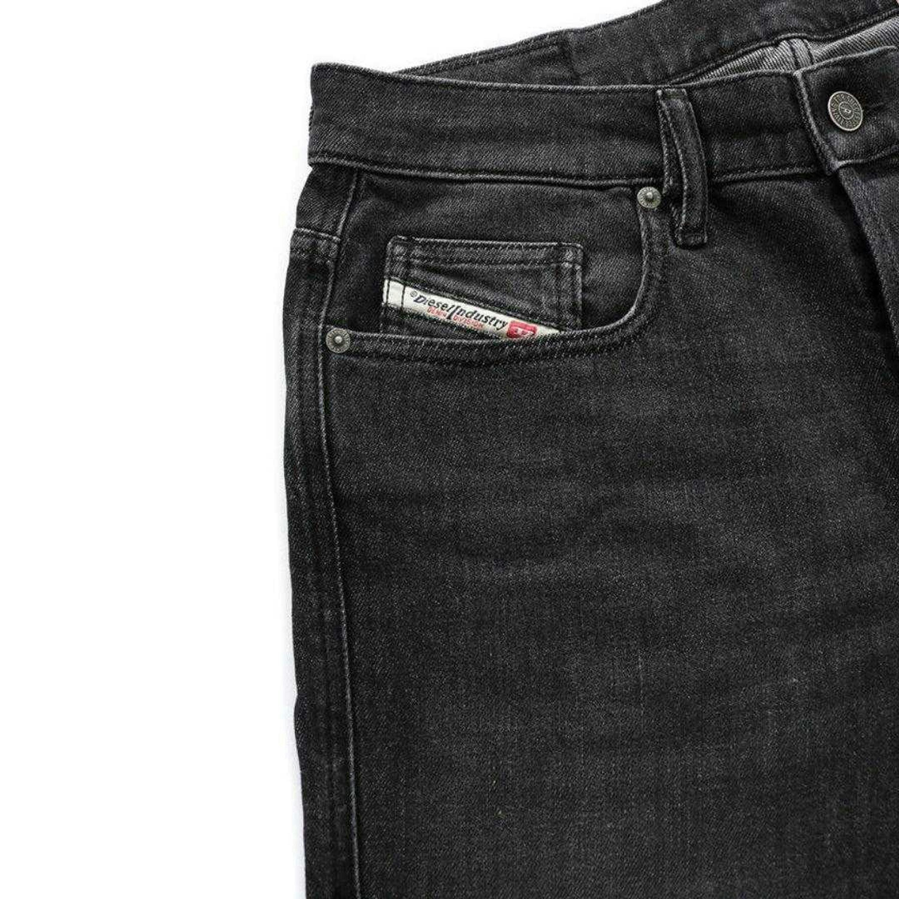 Diesel Mens D-Viker Washed Denim Jeans , view 3 of 4