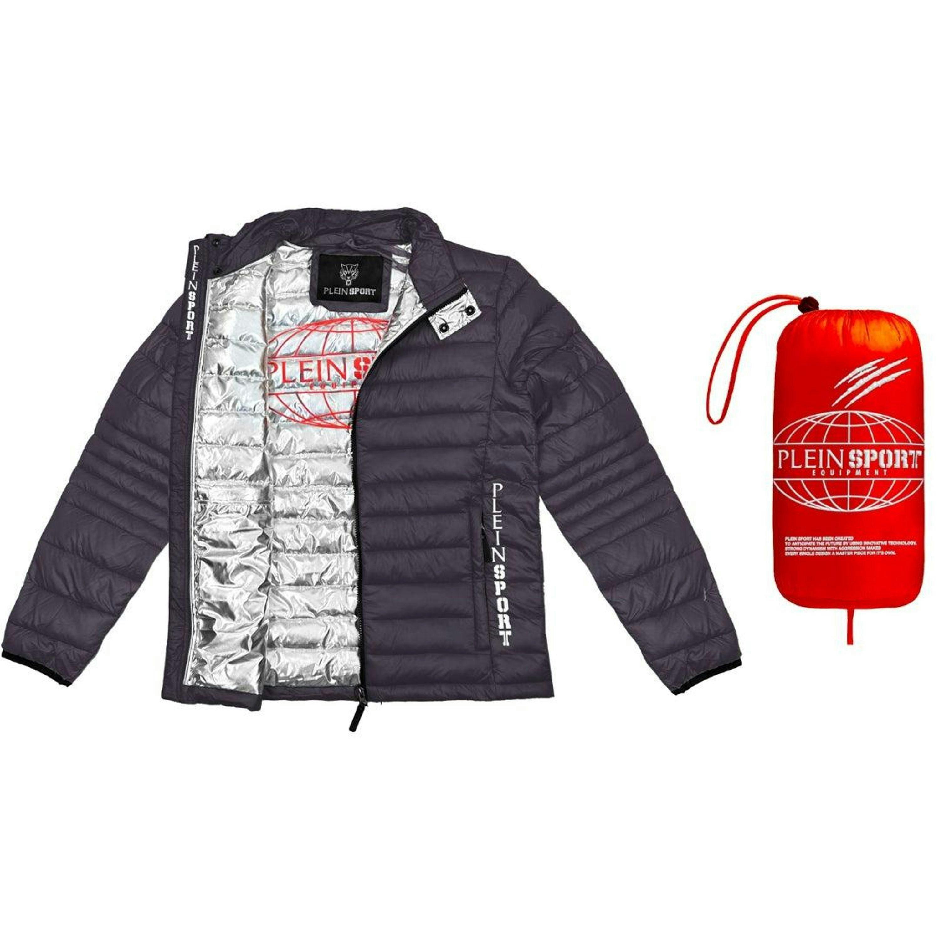 Plein Sport Mens Plain Padded Jacket , view 3 of 4