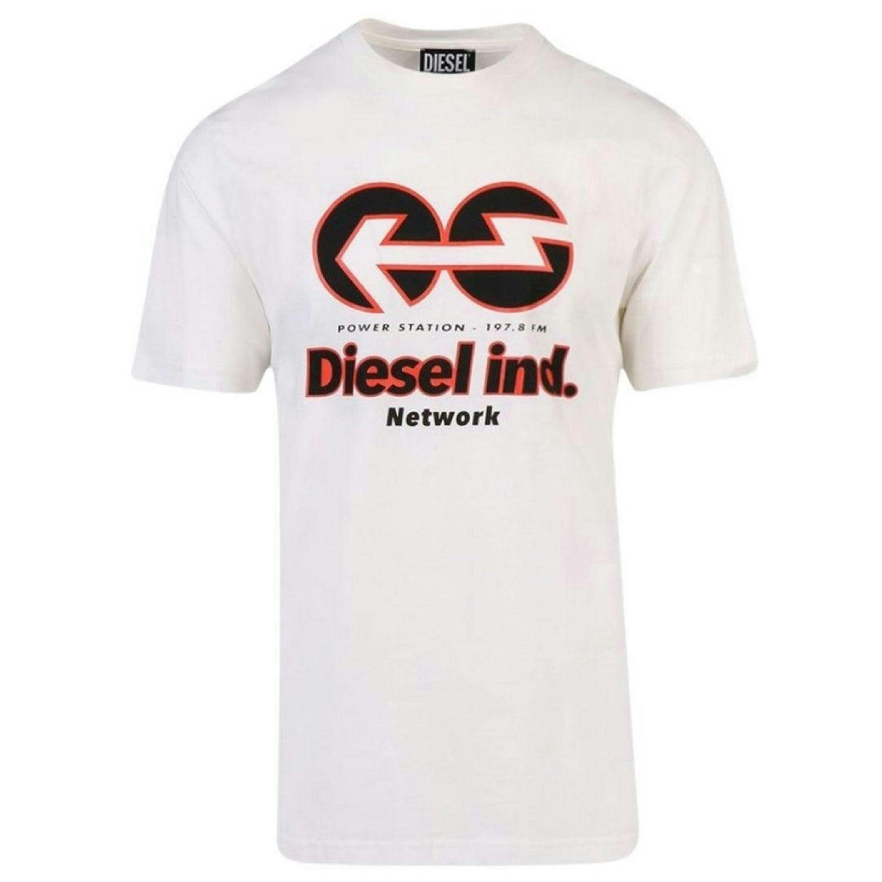 Diesel Unisex Adult Power Station Logo T-Shirt , view 1 of 6