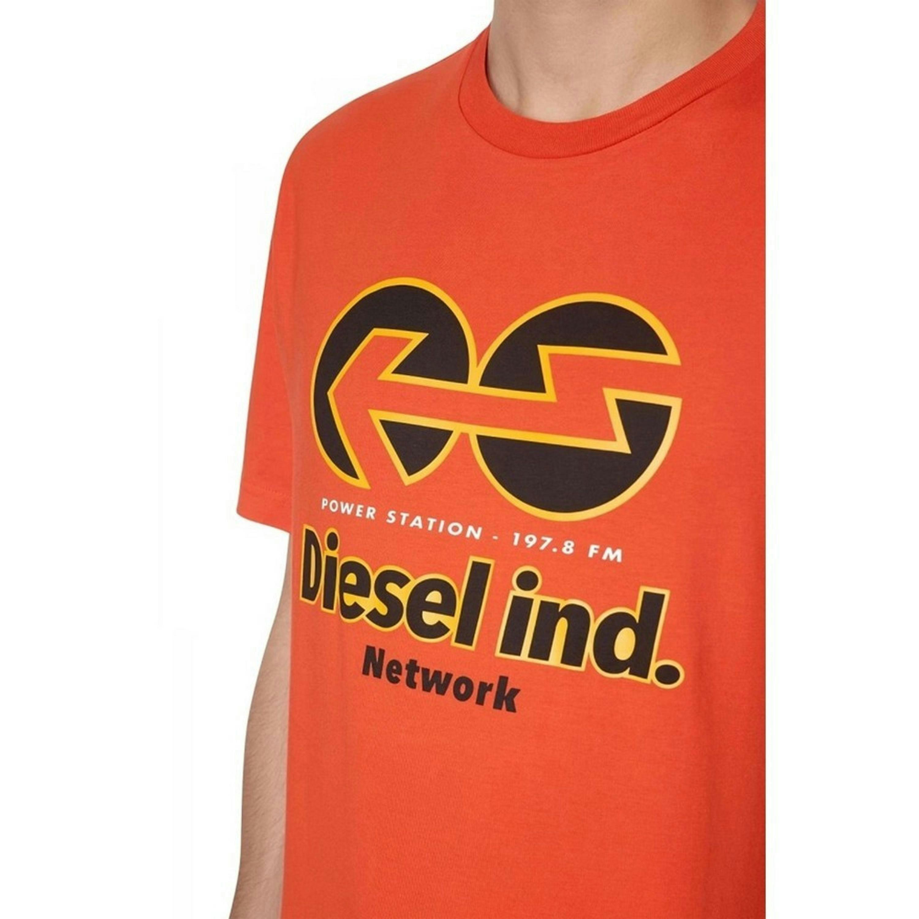 Diesel Unisex Adult Power Station Logo T-Shirt , view 4 of 6