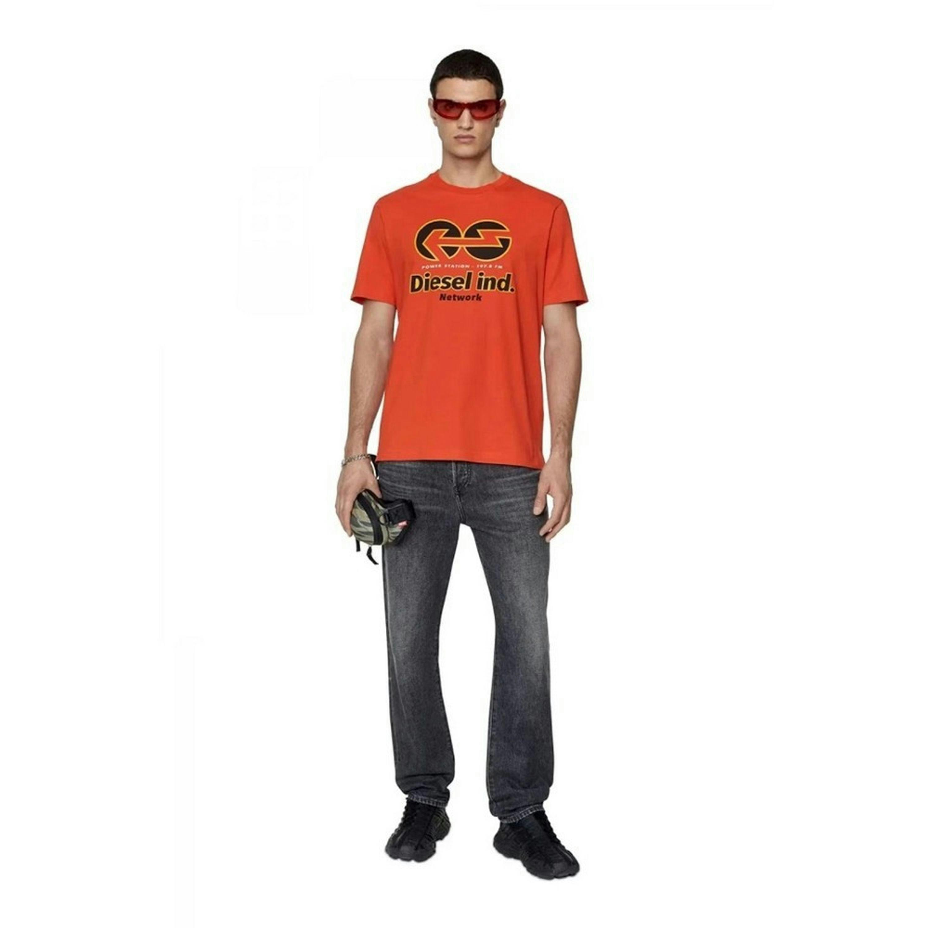 Diesel Unisex Adult Power Station Logo T-Shirt , view 5 of 6