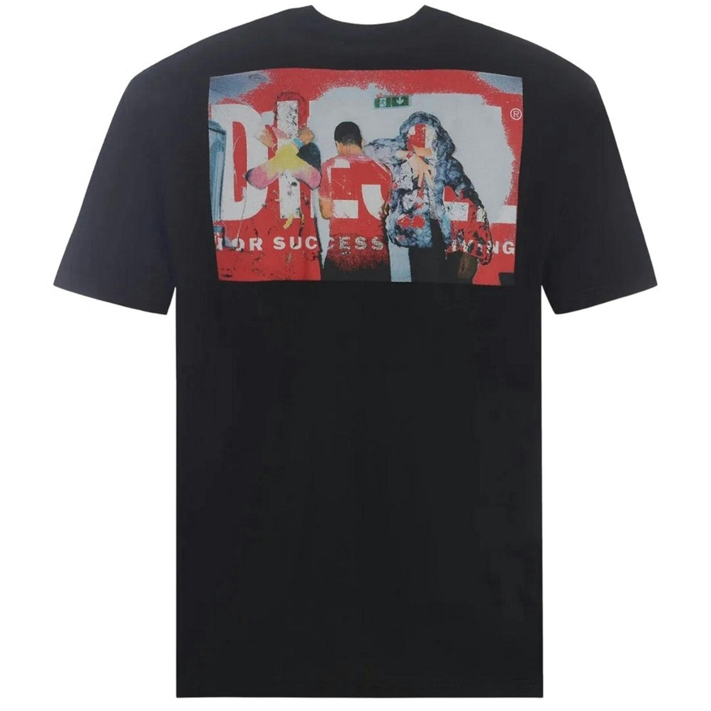 Diesel Unisex Adult Graffiti Logo T-Shirt , view 2 of 2