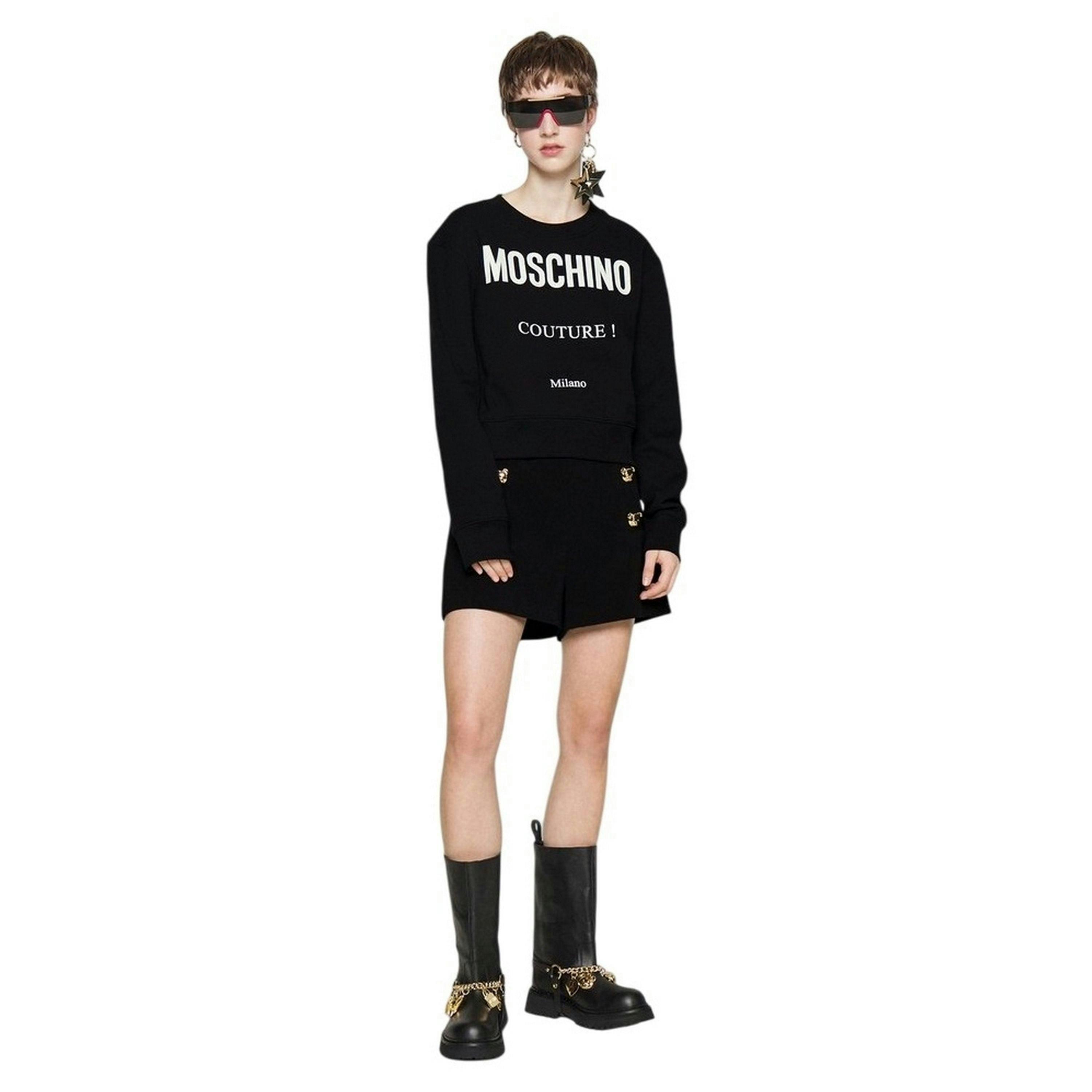 Moschino Womens Couture Milano Sweatshirt , view 4 of 4