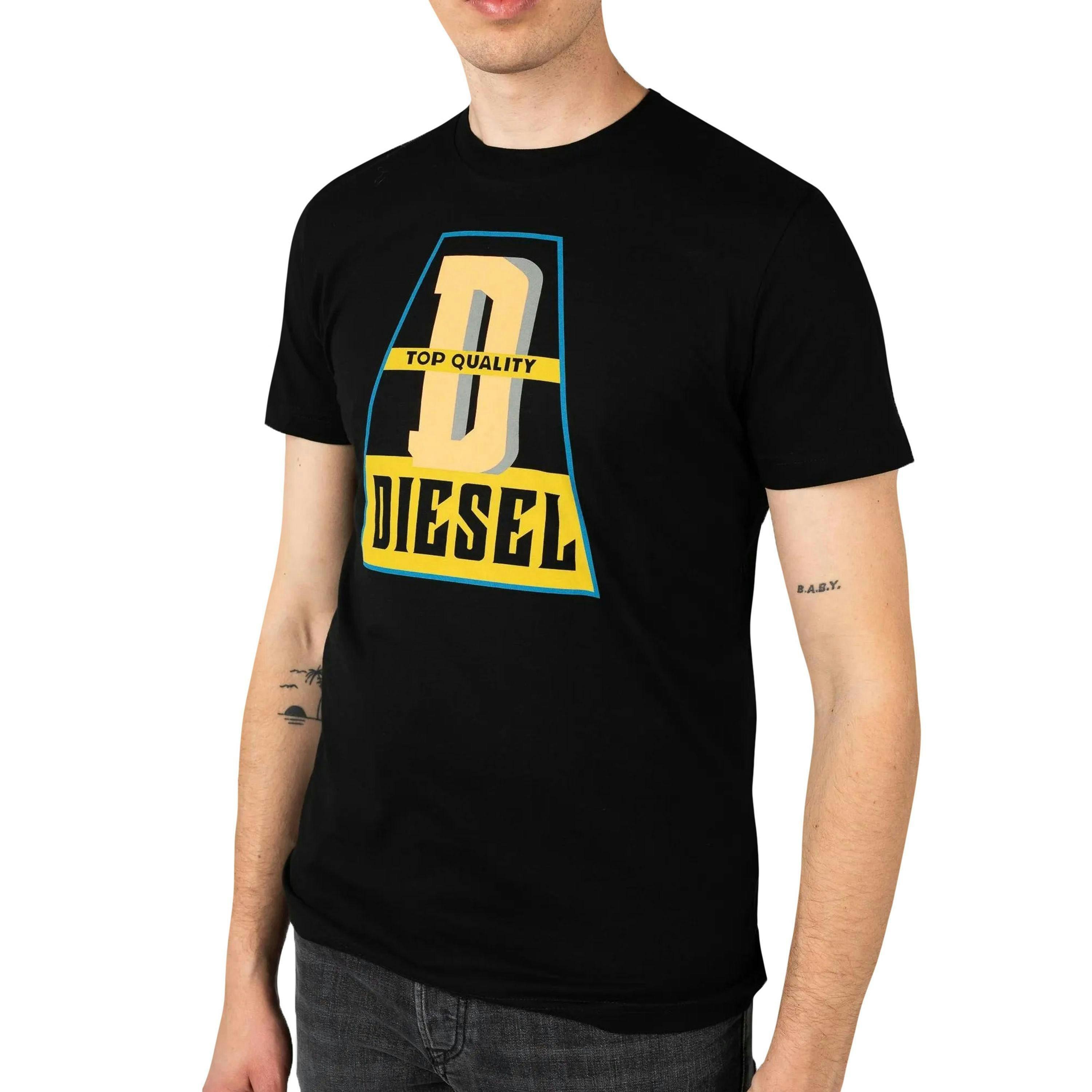 Diesel Unisex Adult Top Quality Logo T-Shirt , view 4 of 4