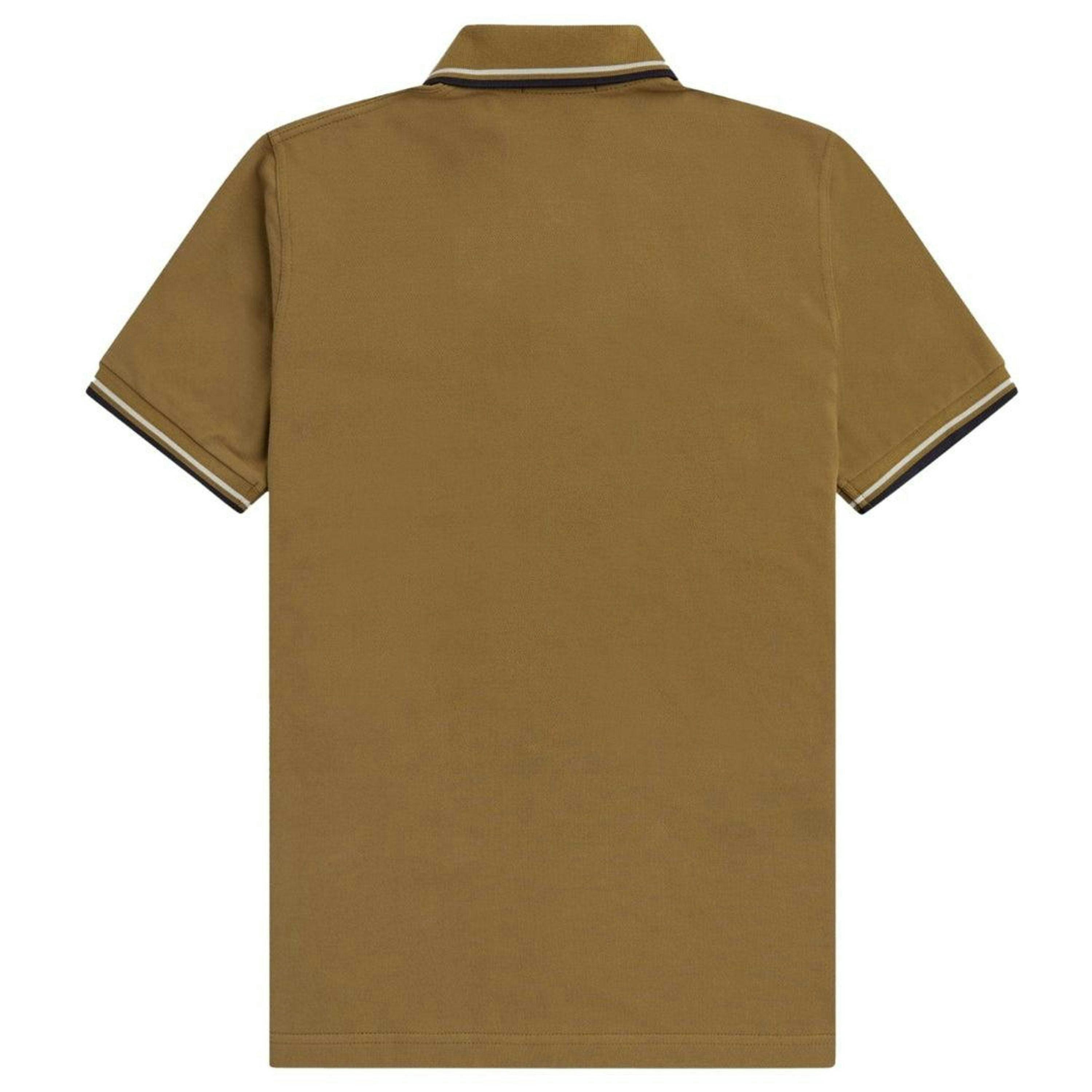 Fred Perry Mens Double Tipped Collar Polo Shirt , view 2 of 2
