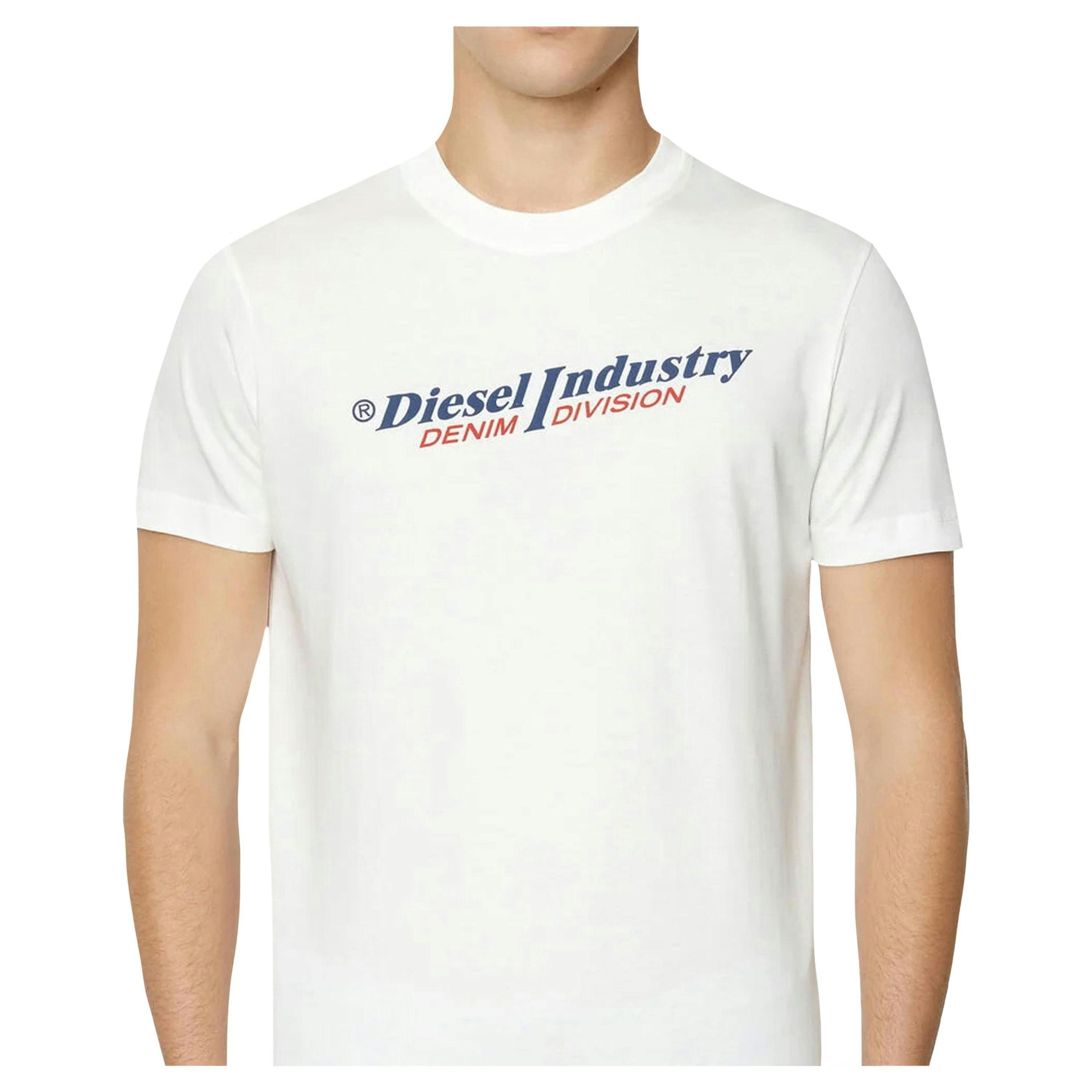 Diesel Unisex Adult Industry Denim Division Logo T-Shirt , view 4 of 4