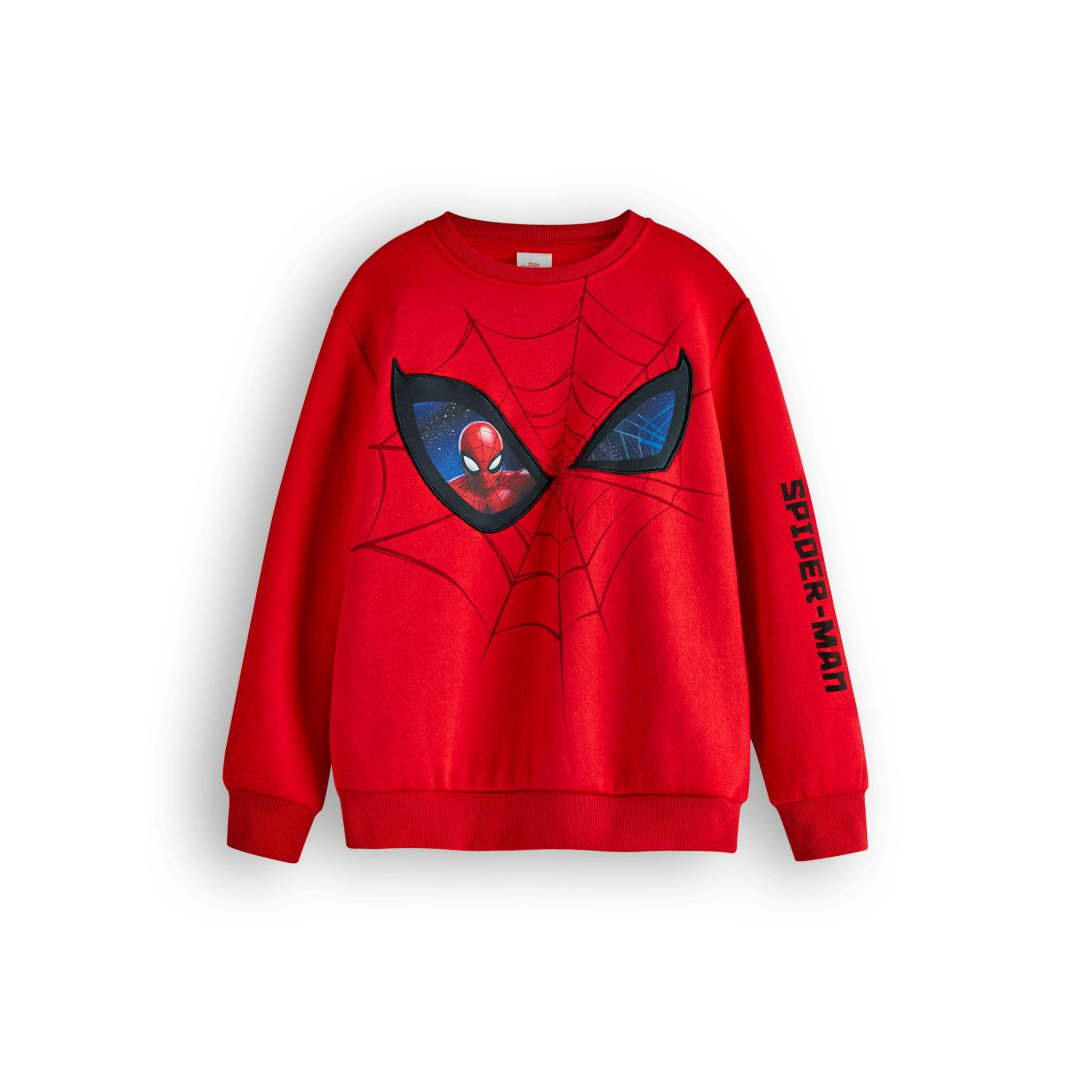 Marvel Boys Red Spiderman Sweatshirt by Vanilla Underground , view 1 of 1