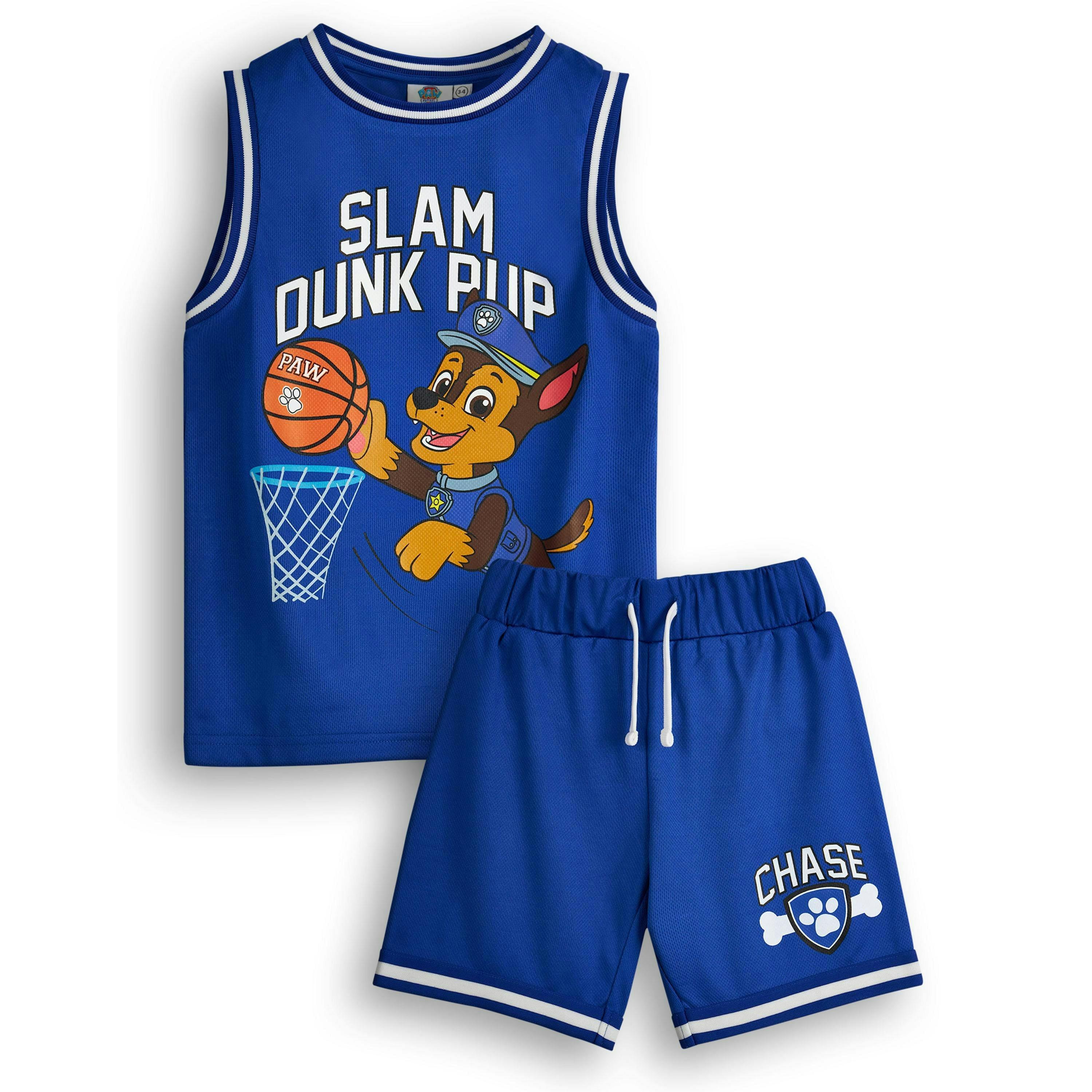 Paw Patrol Boys Blue Chase 2 Piece Basketball Set by Vanilla Underground , view 1 of 1