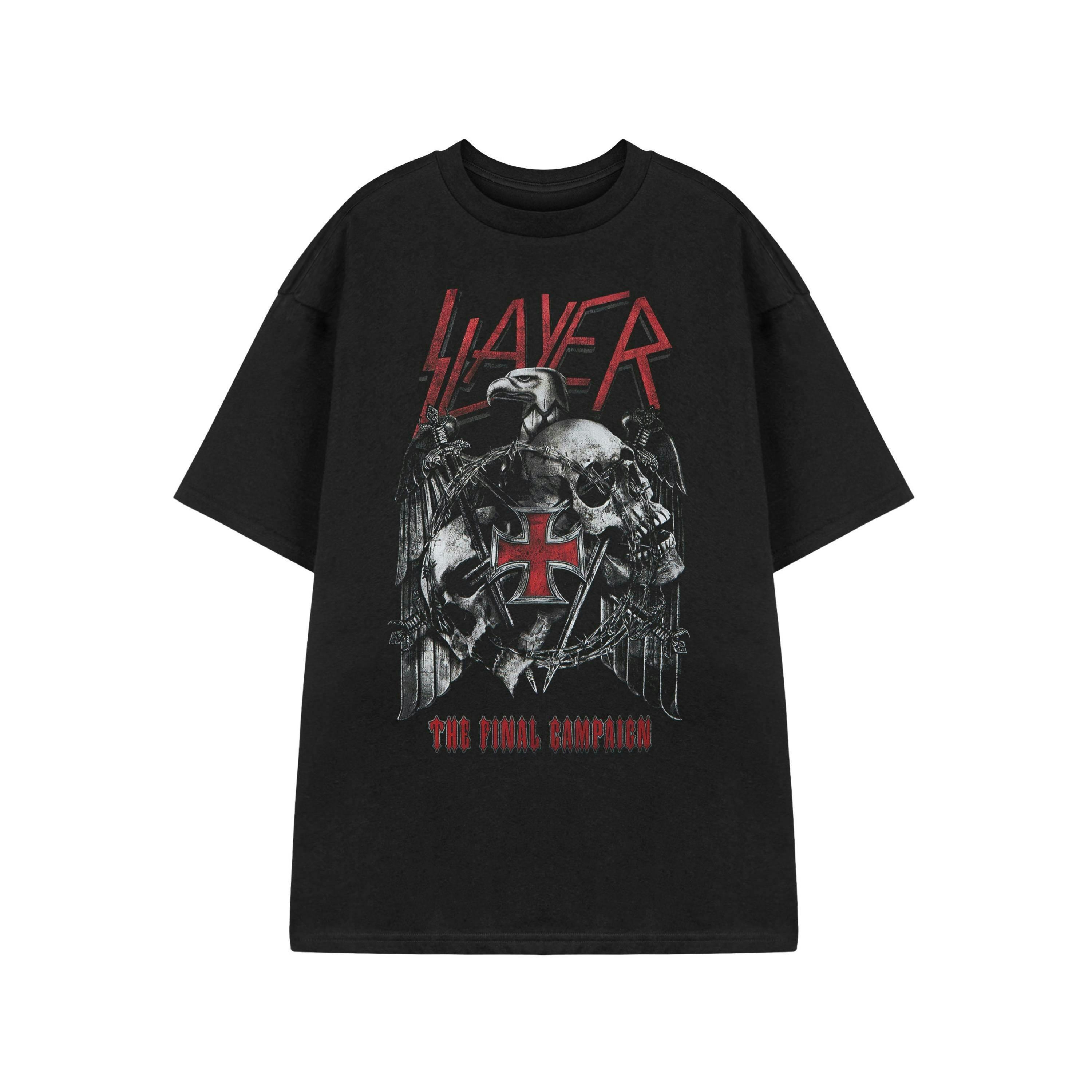 Slayer Mens Black Eagle Short Sleeved T-Shirt by Vanilla Underground , view 1 of 1