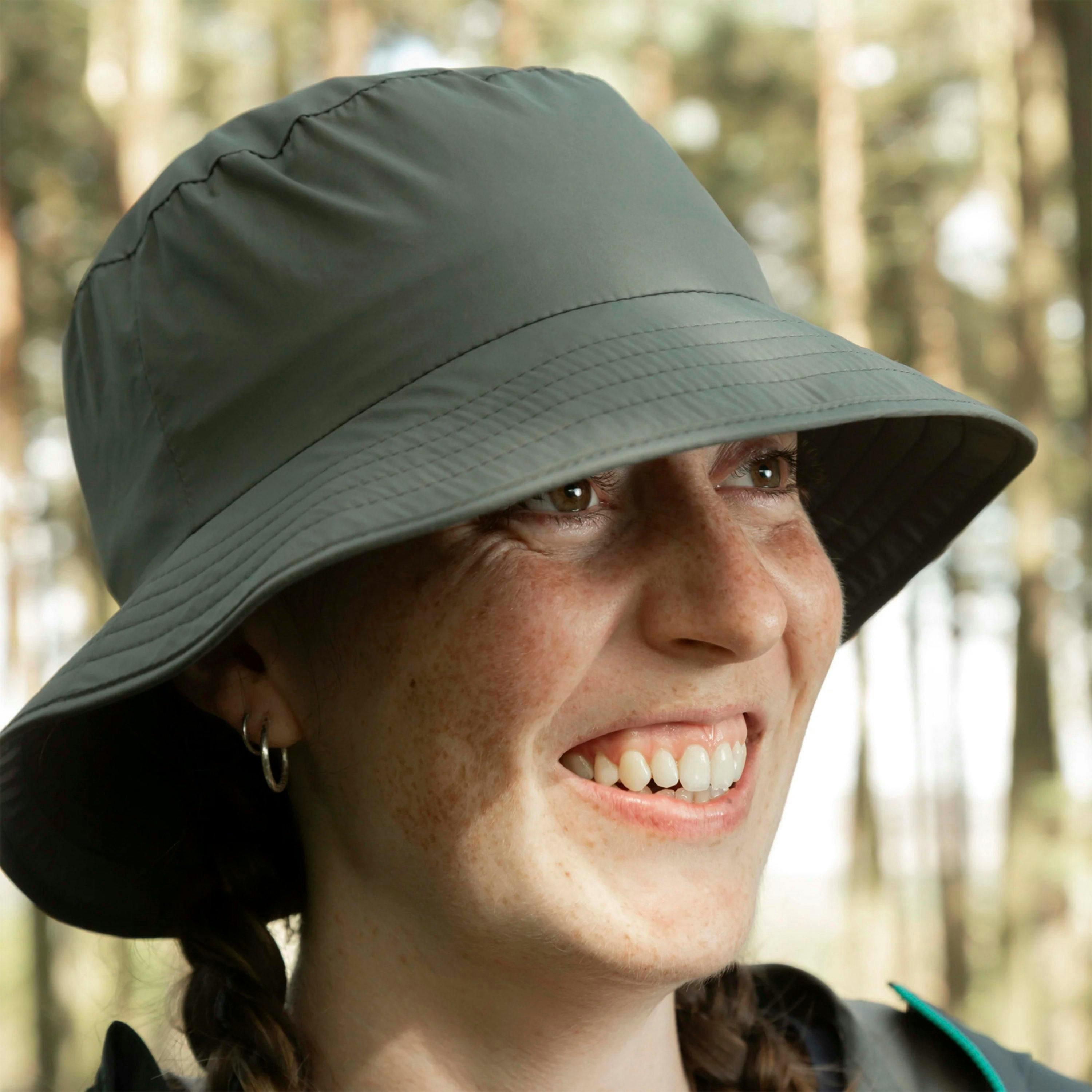 Ladies Waterproof DRY Shield Bucket Hat Packable Hiking 7cm Brim UPF 50+ , view 3 of 4