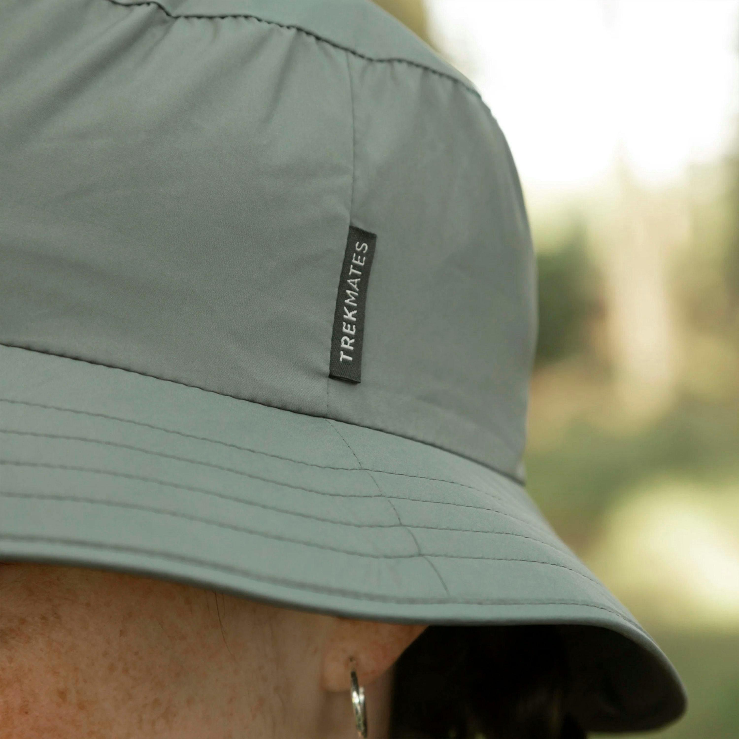 Ladies Waterproof DRY Shield Bucket Hat Packable Hiking 7cm Brim UPF 50+ , view 4 of 4