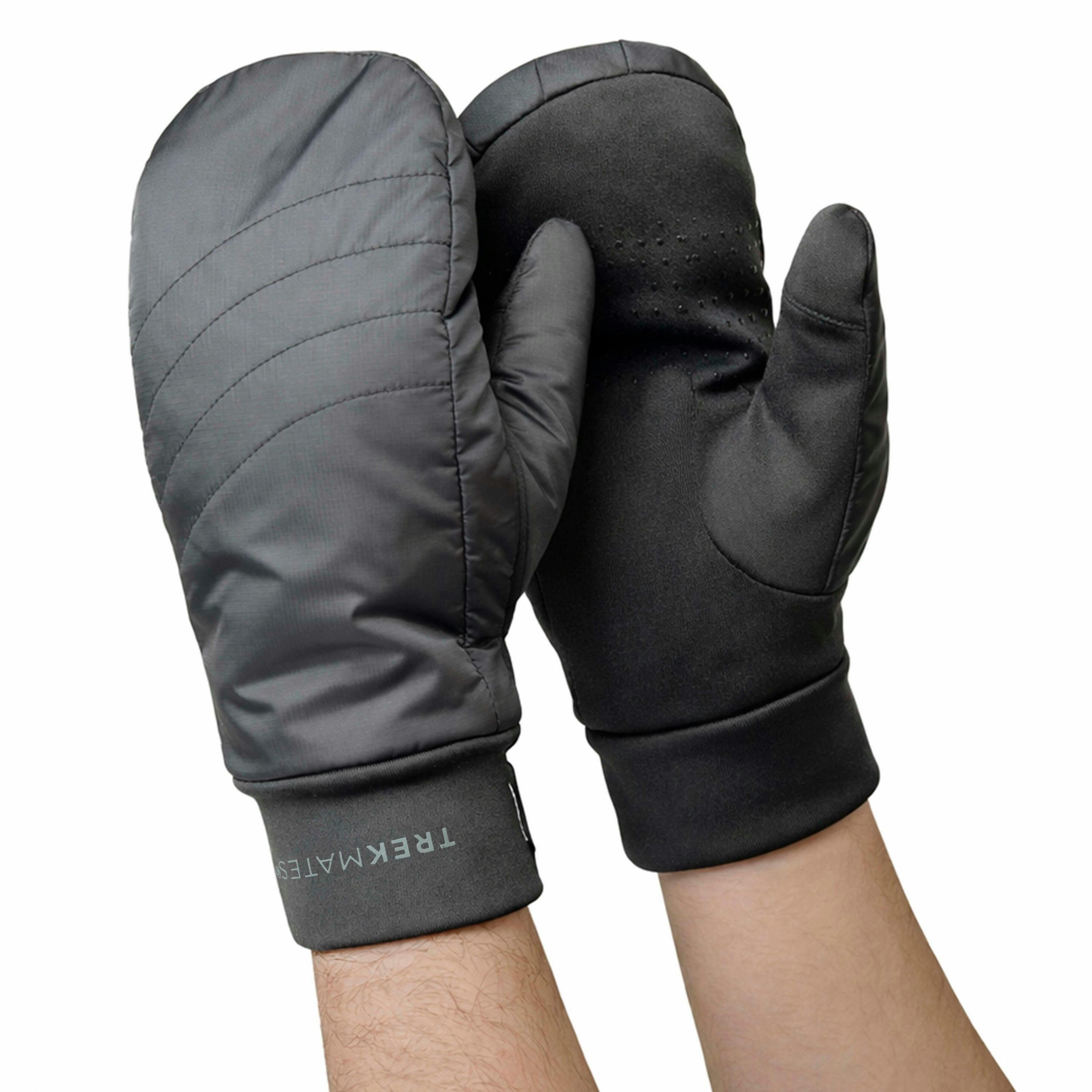 Mens Lightweight Waterproof DRY Shield Slim Touchscreen Mittens with Grip , view 2 of 5