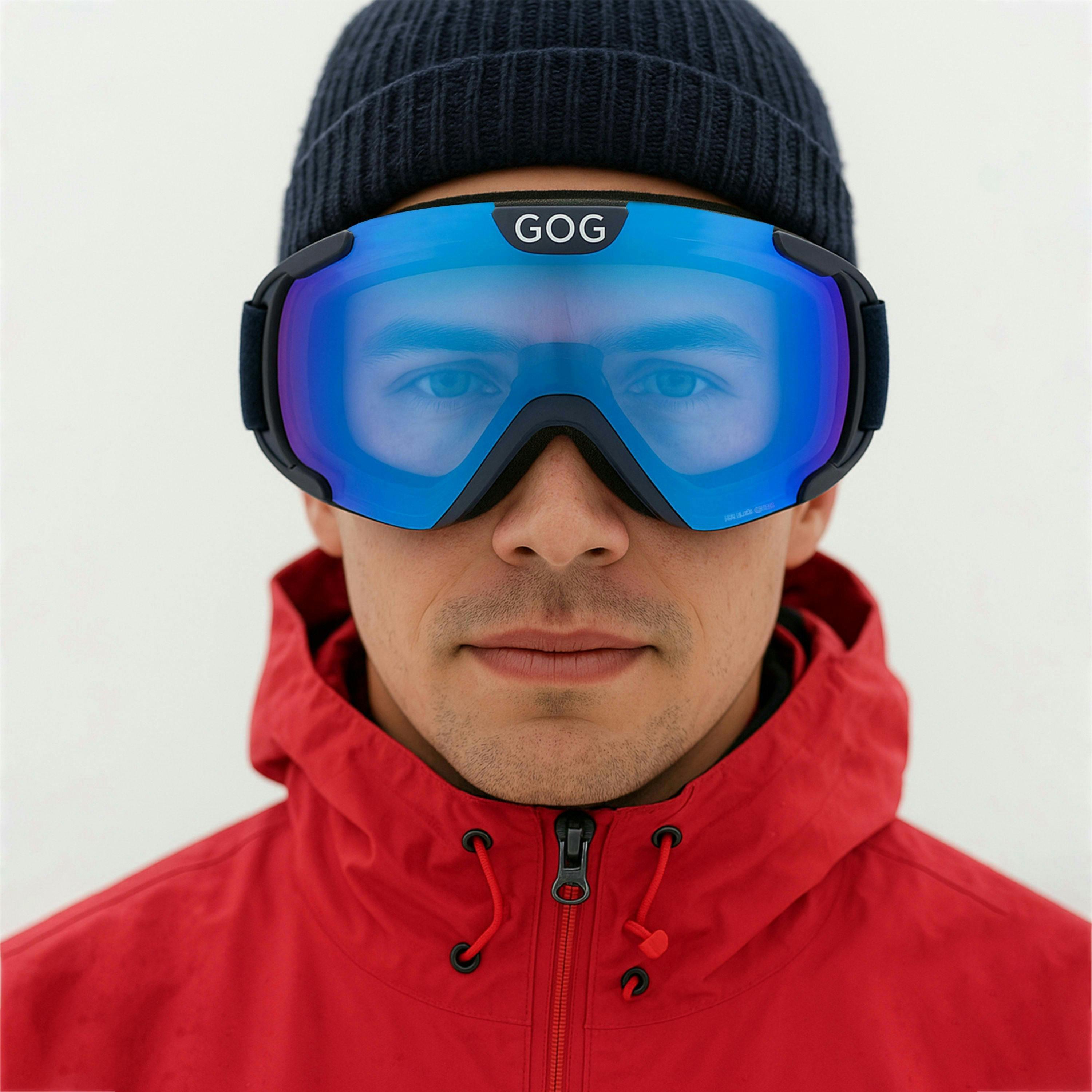 Unisex Nebula UV400 Ski Snowboard Goggles with Anti-Fog Mirror Double Lens , view 3 of 5