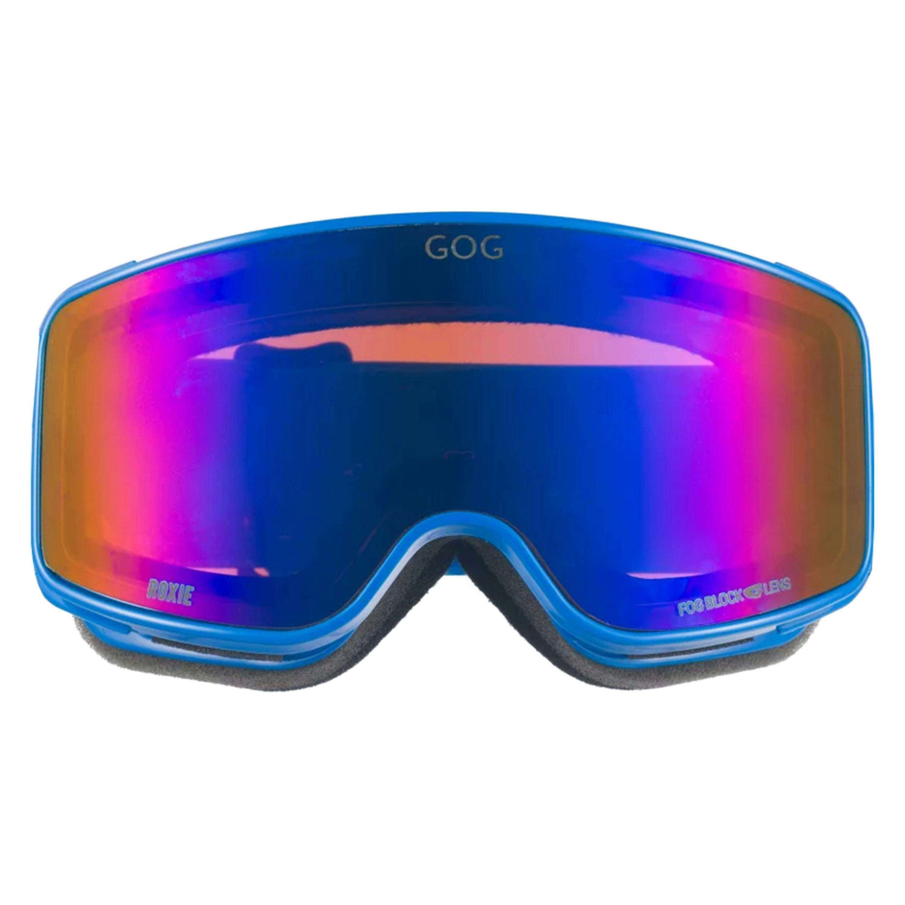 Roxie UV400 Ski Snowboard Goggles with Anti-Fog Mirror Hydrophobic Double Lens , view 2 of 5
