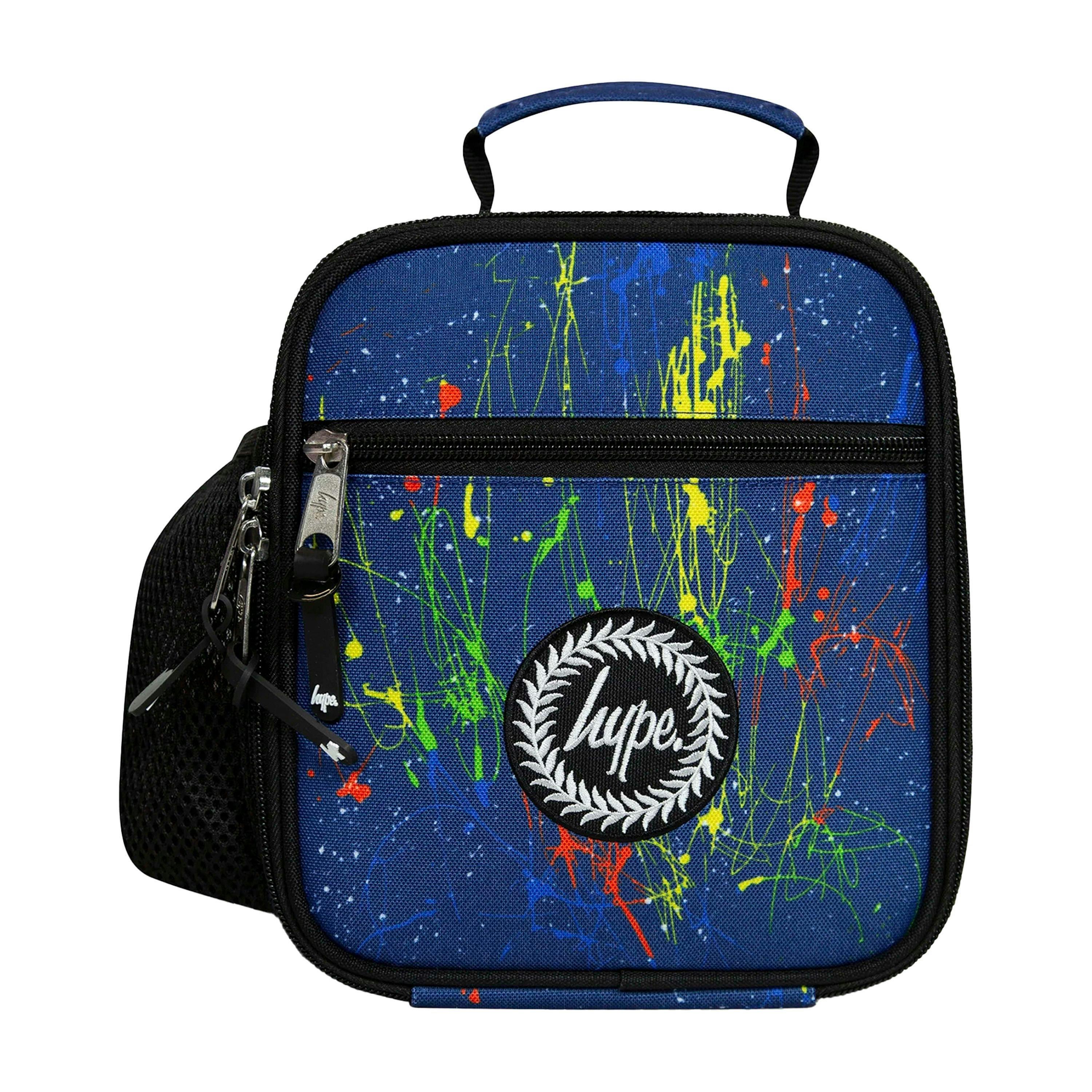 Multi Colour Splat Backpack & Lunch Bag Set Boys Girls School Travel Set , view 5 of 5