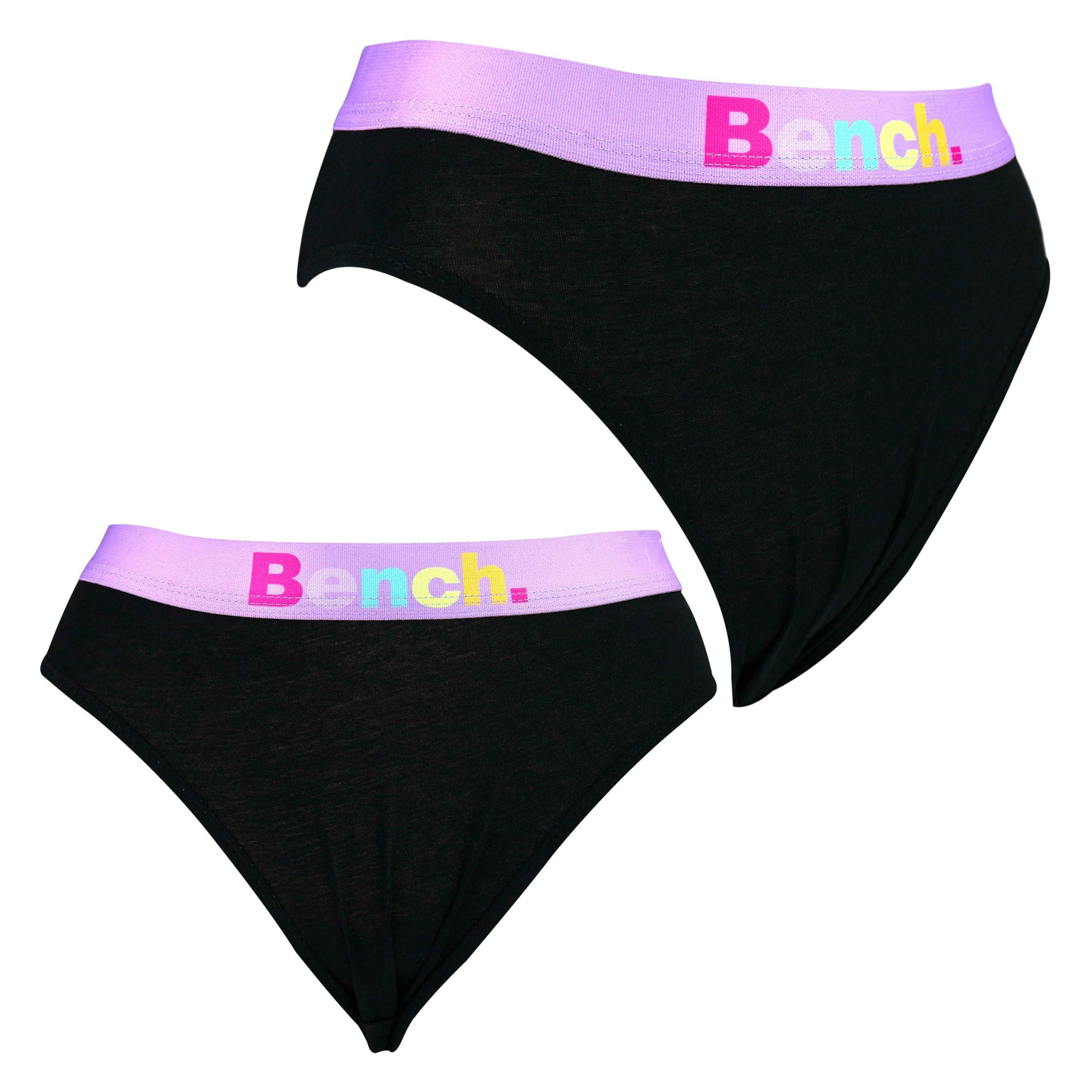 6 Pack Girls Black Cotton Stretch Briefs Soft Breathable Everyday Underwear , view 4 of 5