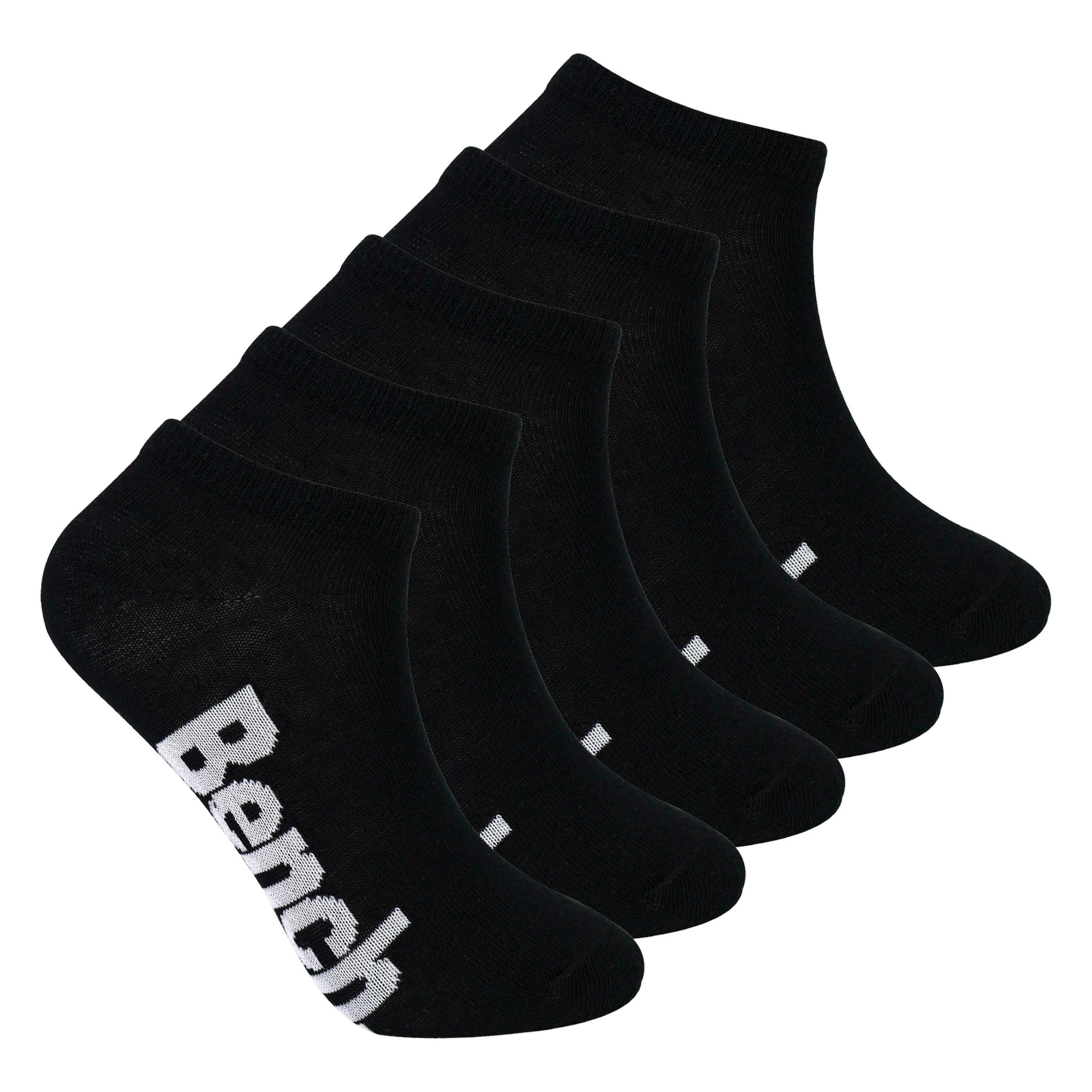 5 Pack Boys Cotton Rich Trainer Socks Soft Breathable Sport Socks , view 3 of 5