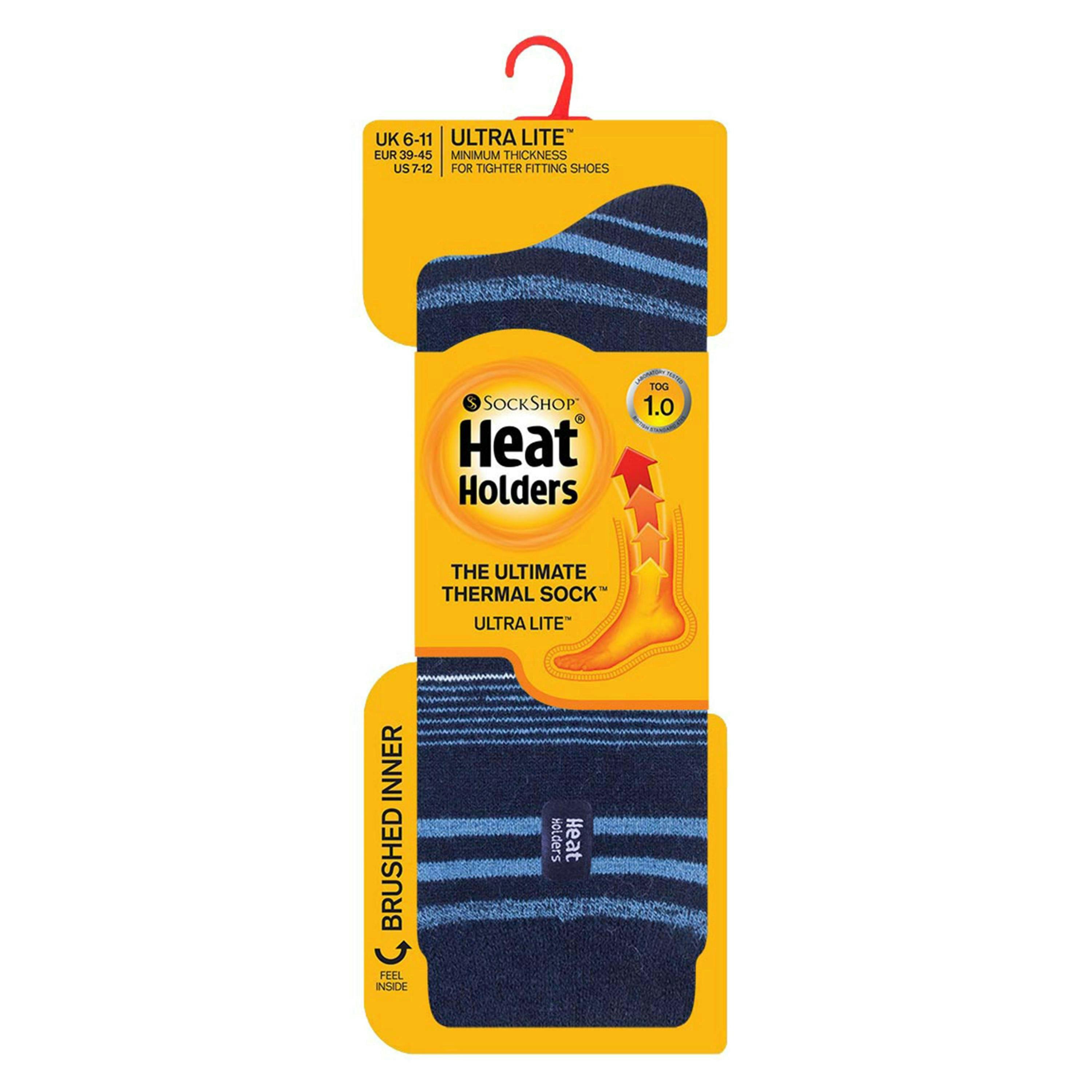 Mens Ultra Lite Thermal Socks Warm Lightweight Winter Dress Socks , view 2 of 5