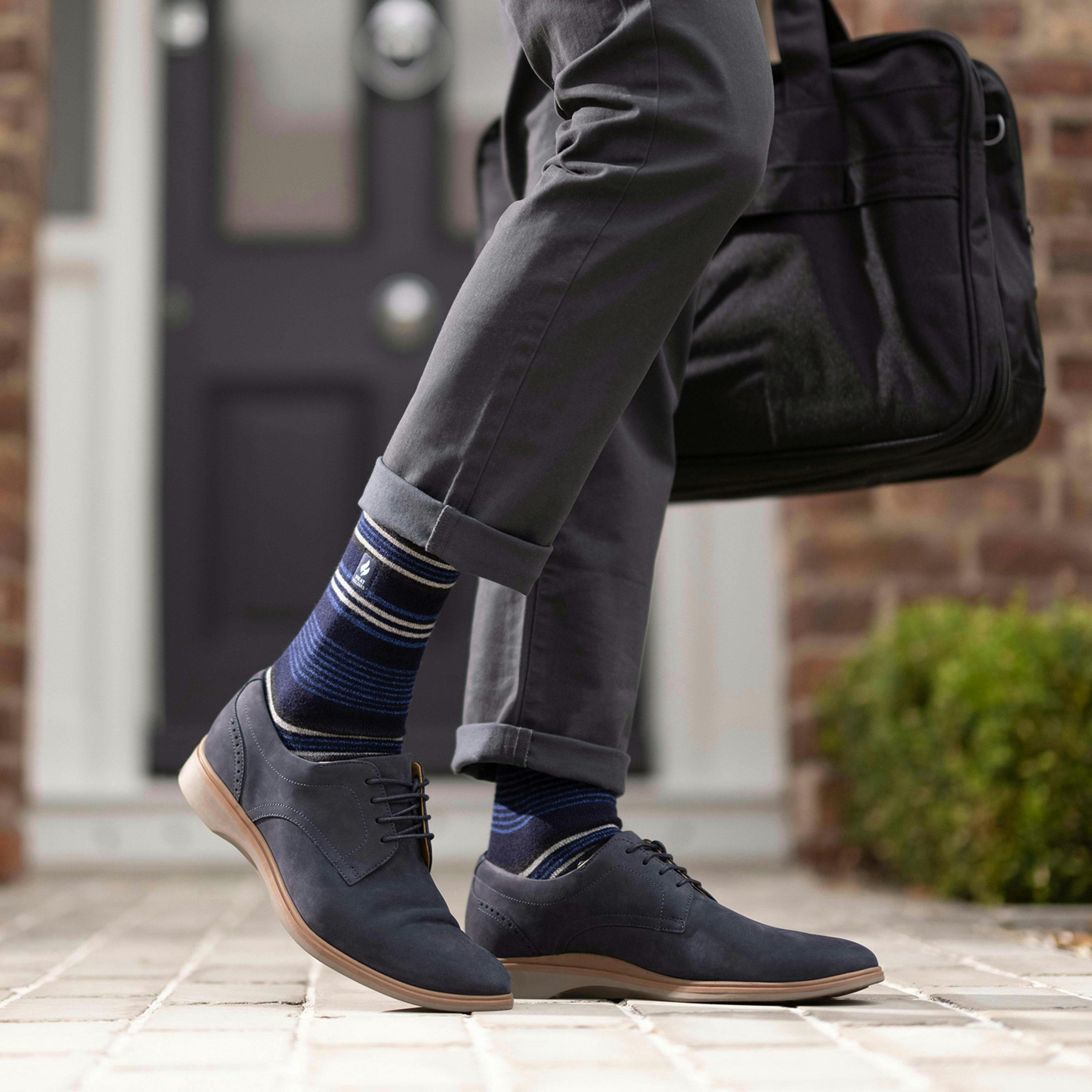 Mens Ultra Lite Thermal Socks Warm Lightweight Winter Dress Socks , view 5 of 5