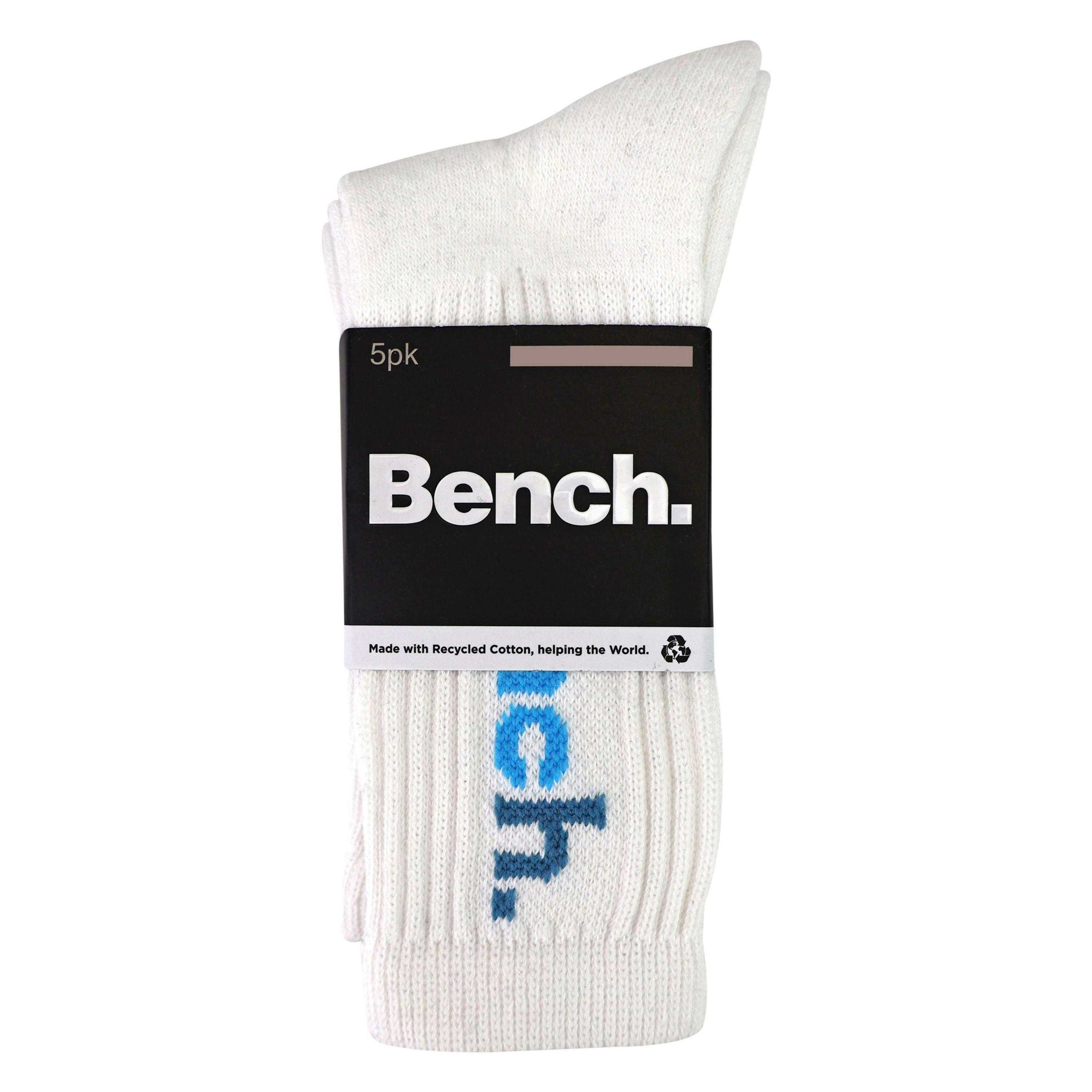 Boys 5 Pack Sport Crew Socks Cotton Rich Colourful Logo Soft Kids Socks , view 2 of 5