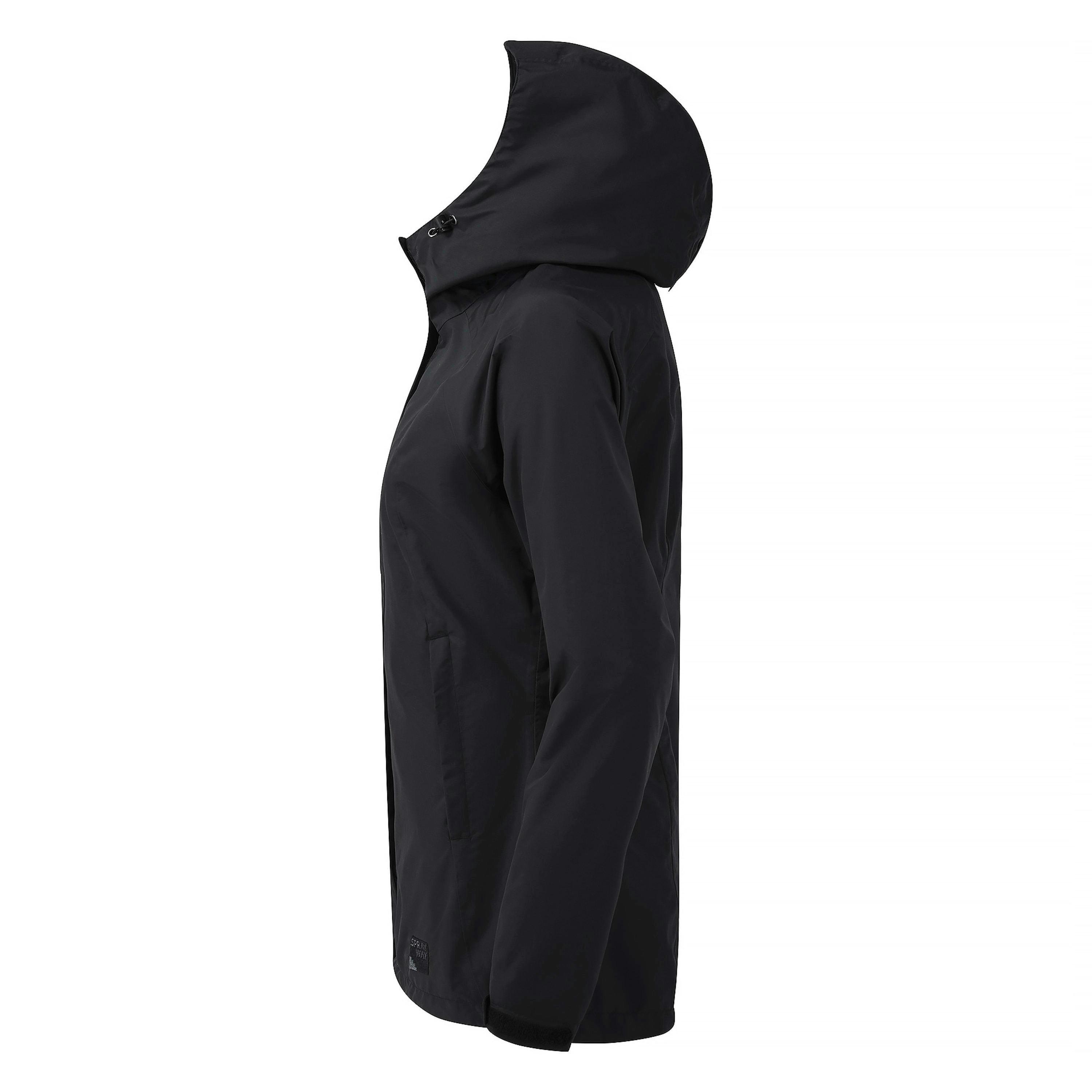 Ladies Waterproof Hiking Jacket with Hood with Windproof Rain Shell Coat , view 3 of 5