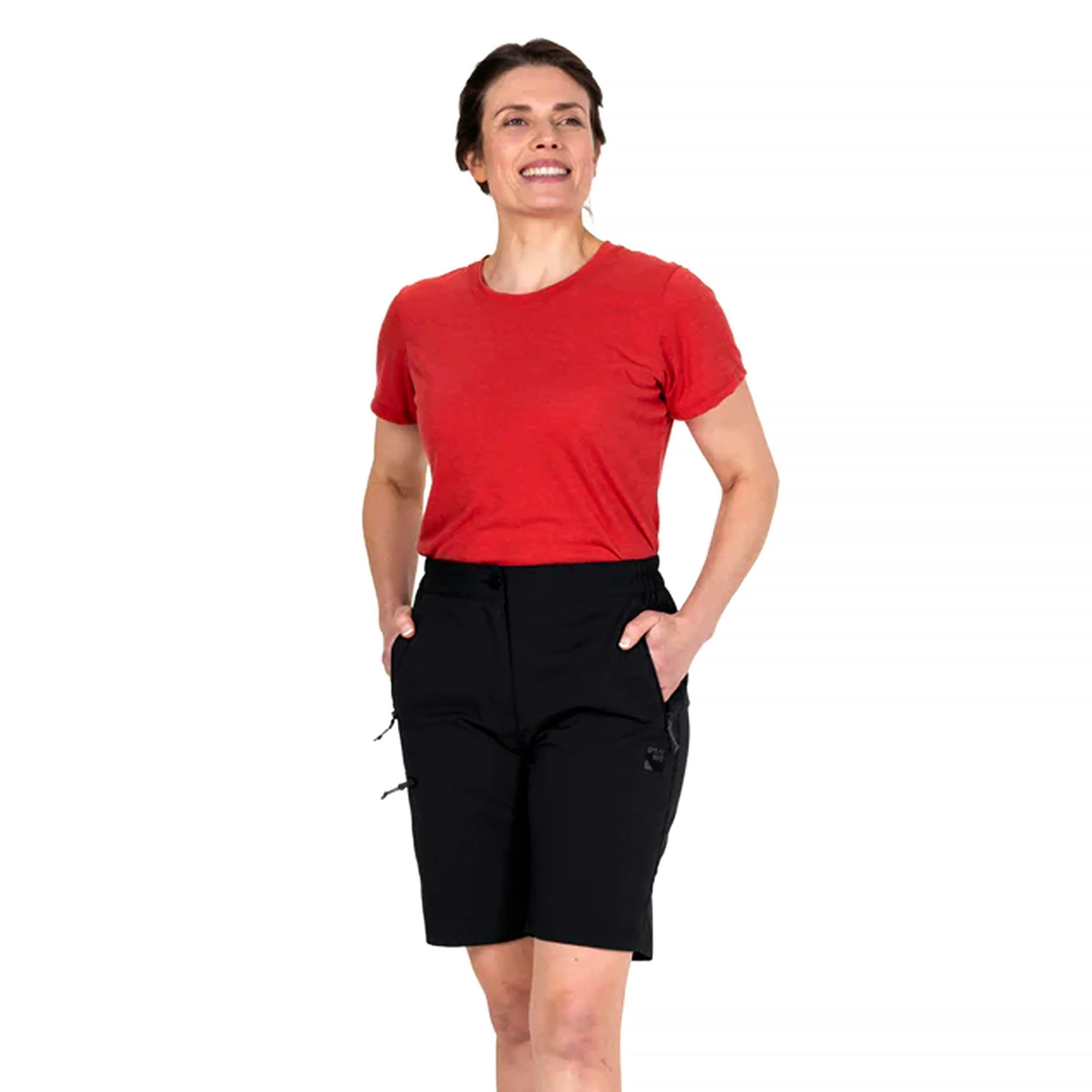 Ladies Knee Length Water Repellent Hiking Shorts with Zip Pockets , view 4 of 5