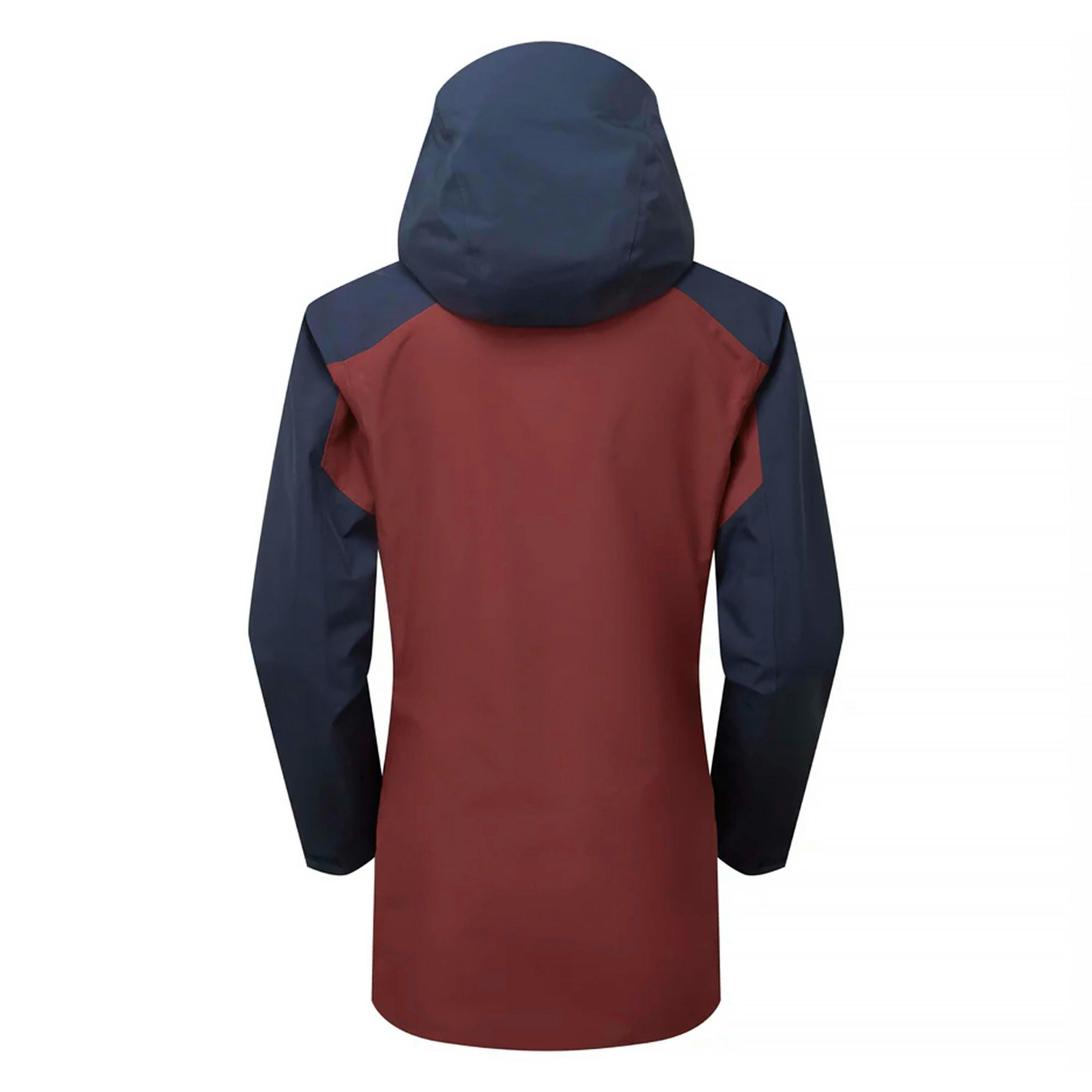 Ladies Waterproof GORE-TEX Hooded Hiking Jacket Rain Shell Coat with Pockets , view 2 of 5