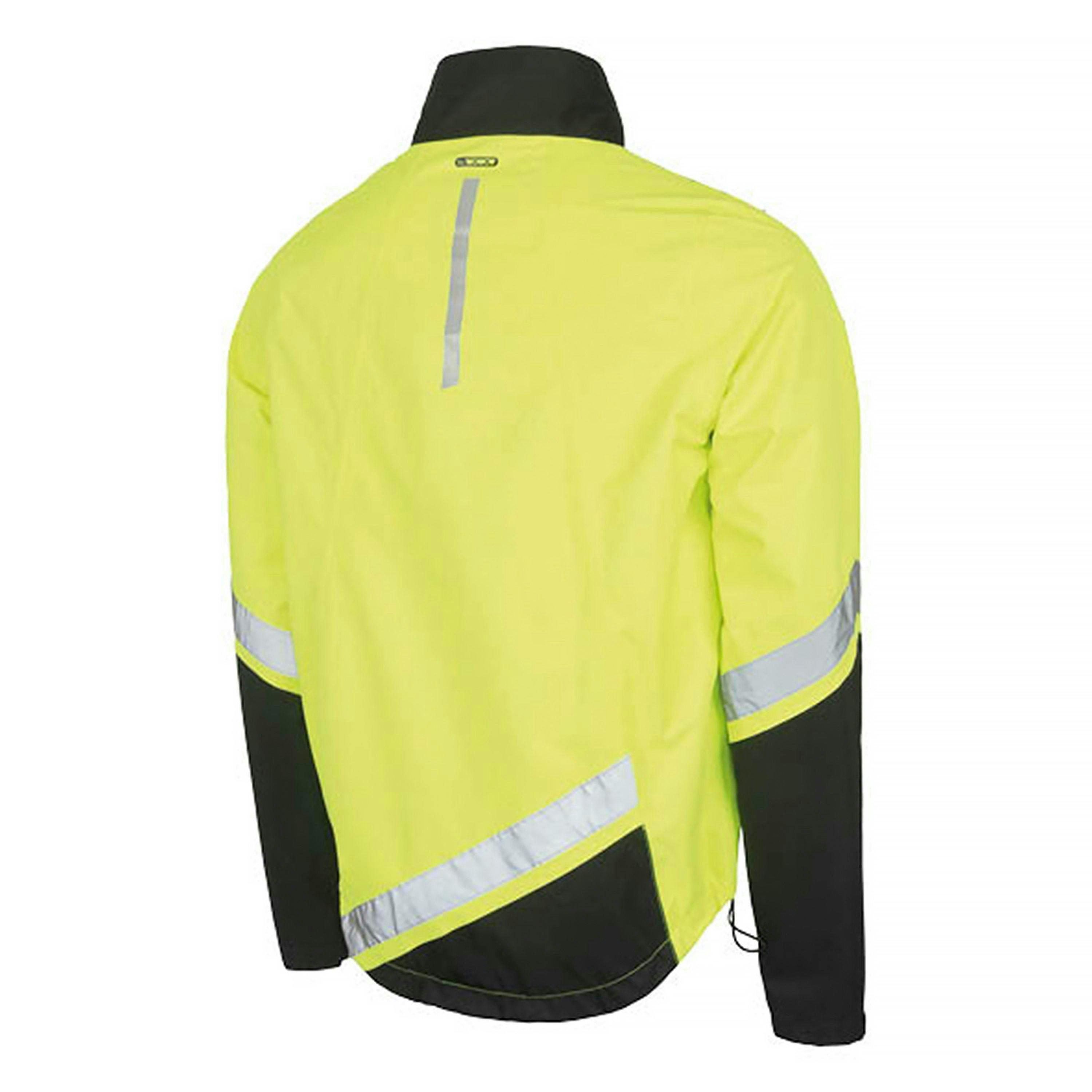 Mens Ladies Fuji Rain Hi Vis Waterproof Cycling Yellow Jacket , view 2 of 5
