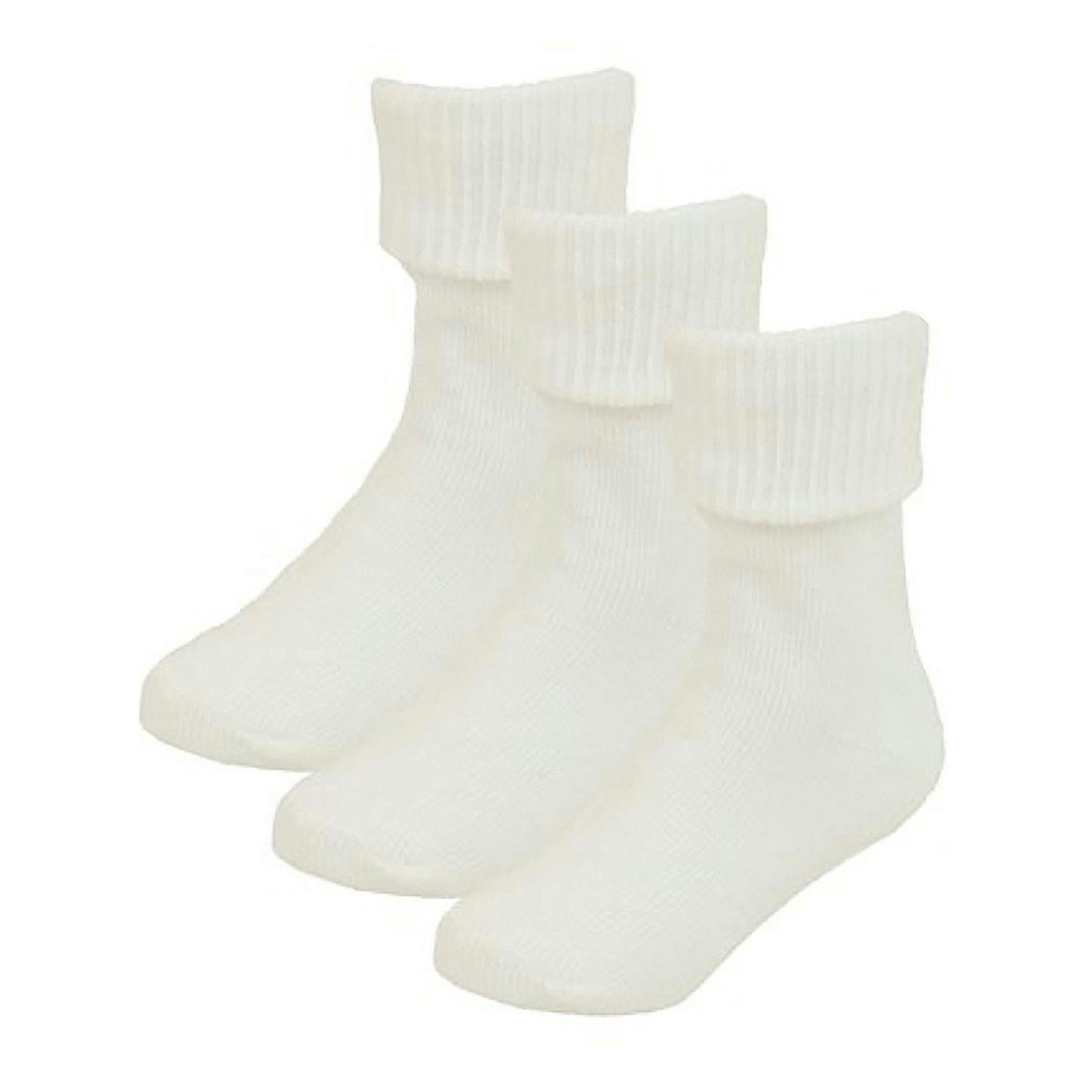 12 Pack Baby Girl & Boy Soft Cotton Turn Over Top Socks , view 3 of 3