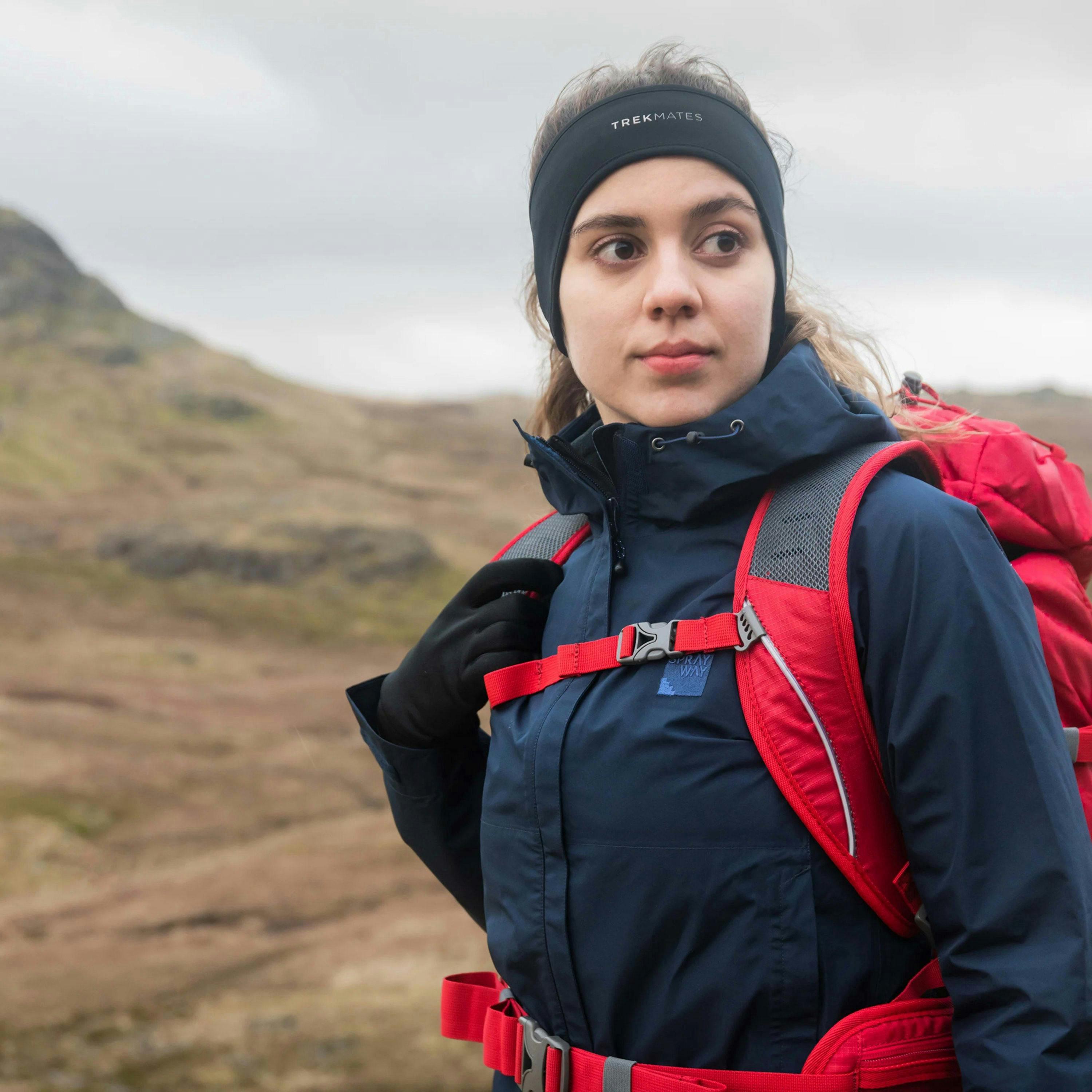 Windproof Breathable Headband Hiking Running Outdoor Softshell Head Cover , view 4 of 5