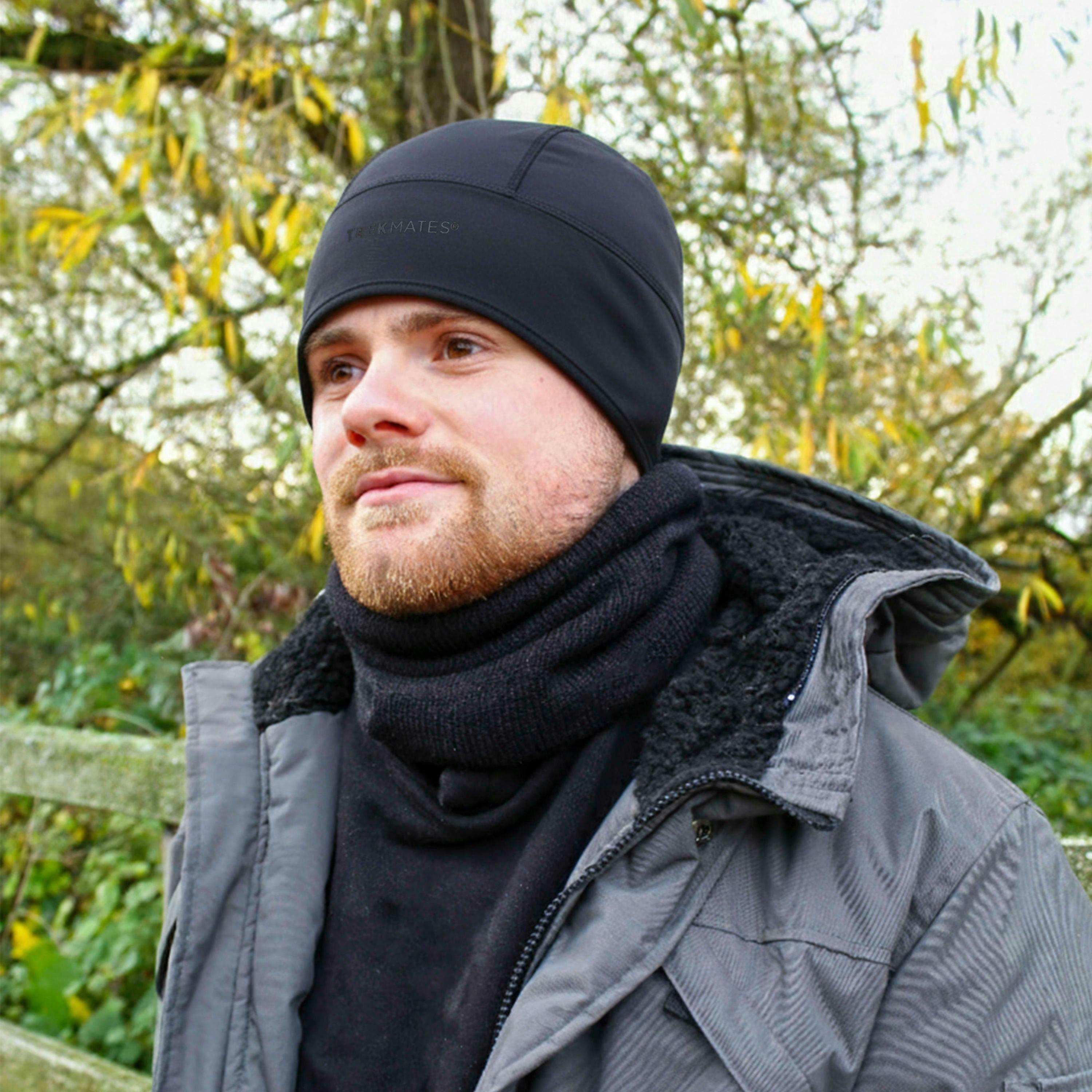 Kurber Beanie Windproof Softshell Unisex Warm Hiking Outdoor Hat , view 3 of 4
