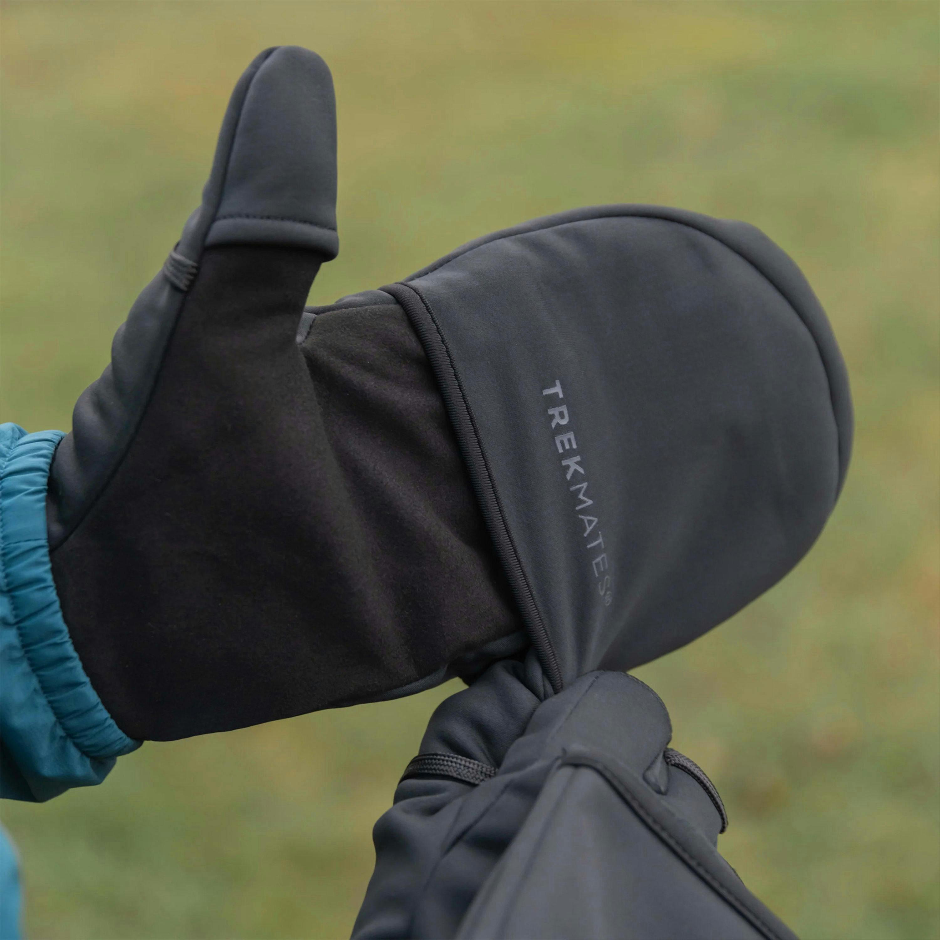 Mens Rigg Convertible Mittens Windproof Warm Outdoor Hiking Walking , view 3 of 5