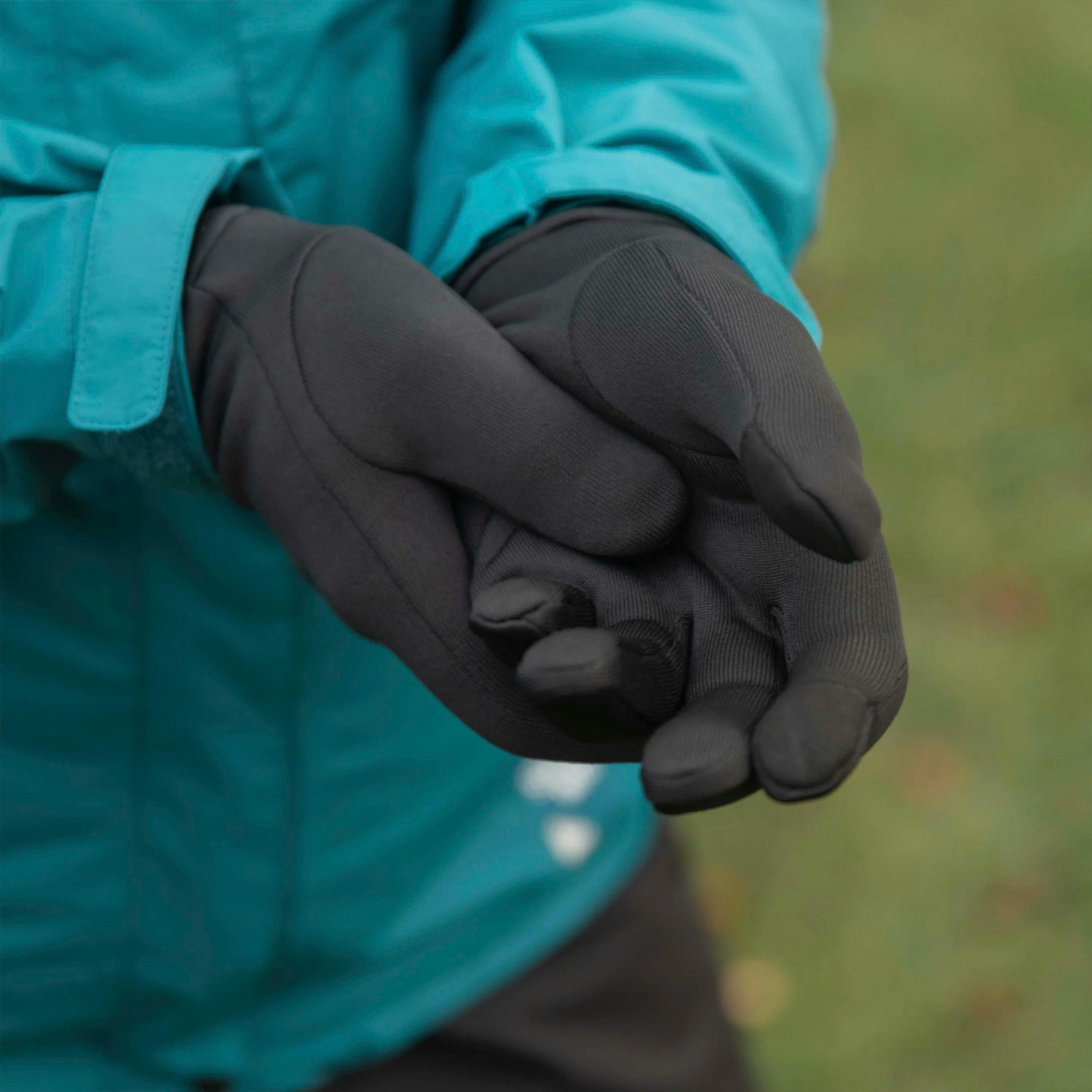 Mens Strath Quick Drying Gloves Lightweight Warm Hiking Walking Fleece , view 5 of 5