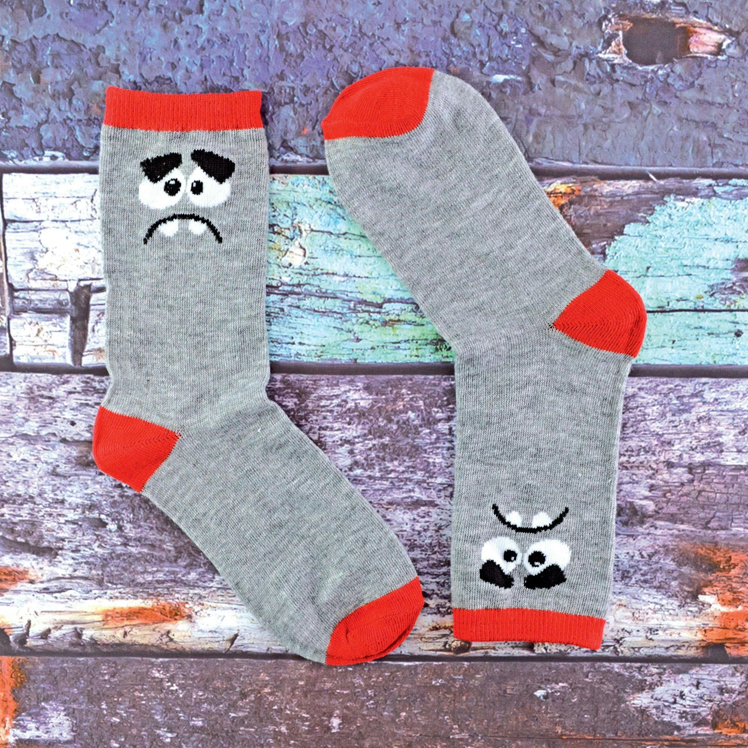 6 Pack Boys Funky Patterned Novelty Crew Socks , view 3 of 5