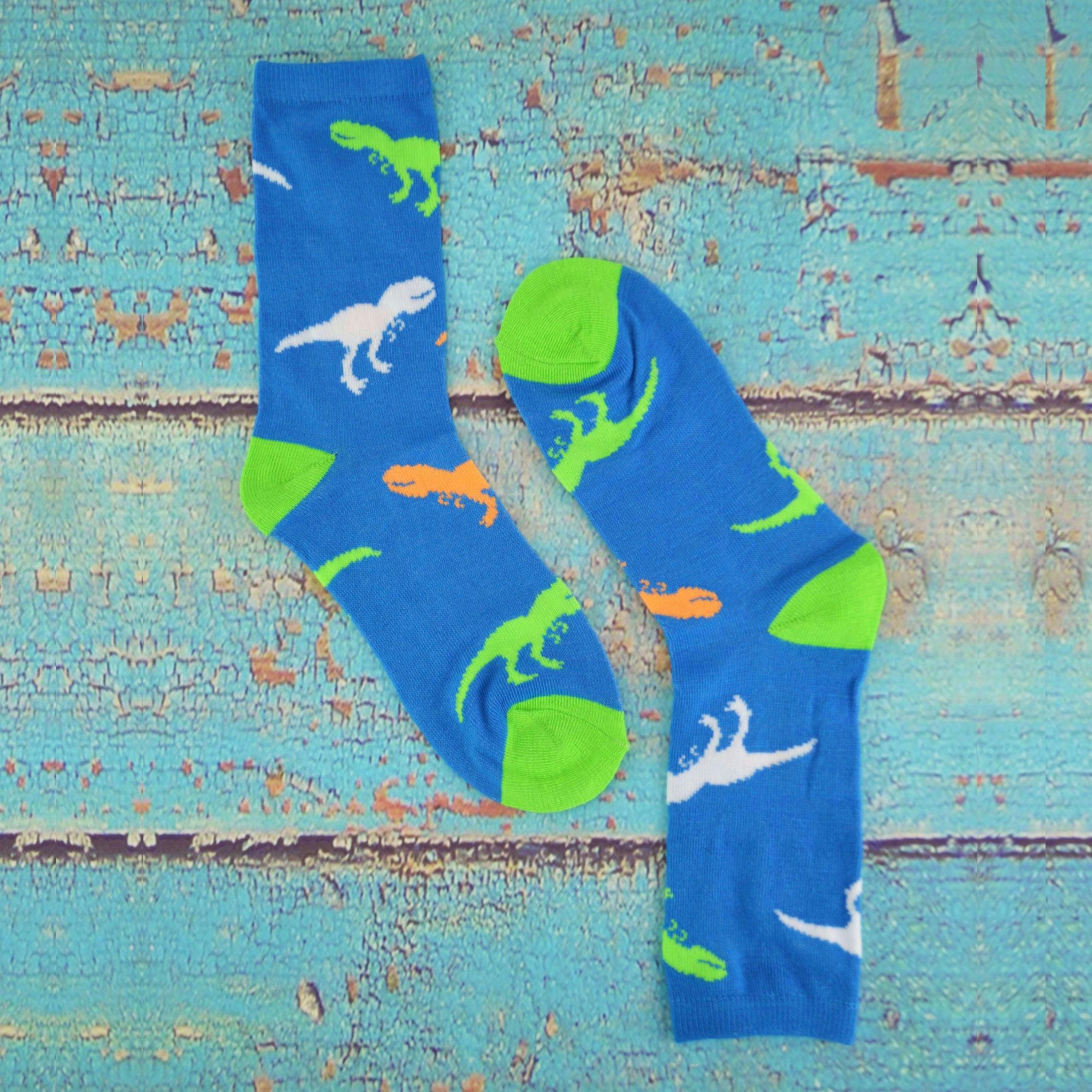 6 Pack Boys Funky Patterned Novelty Crew Socks , view 5 of 5