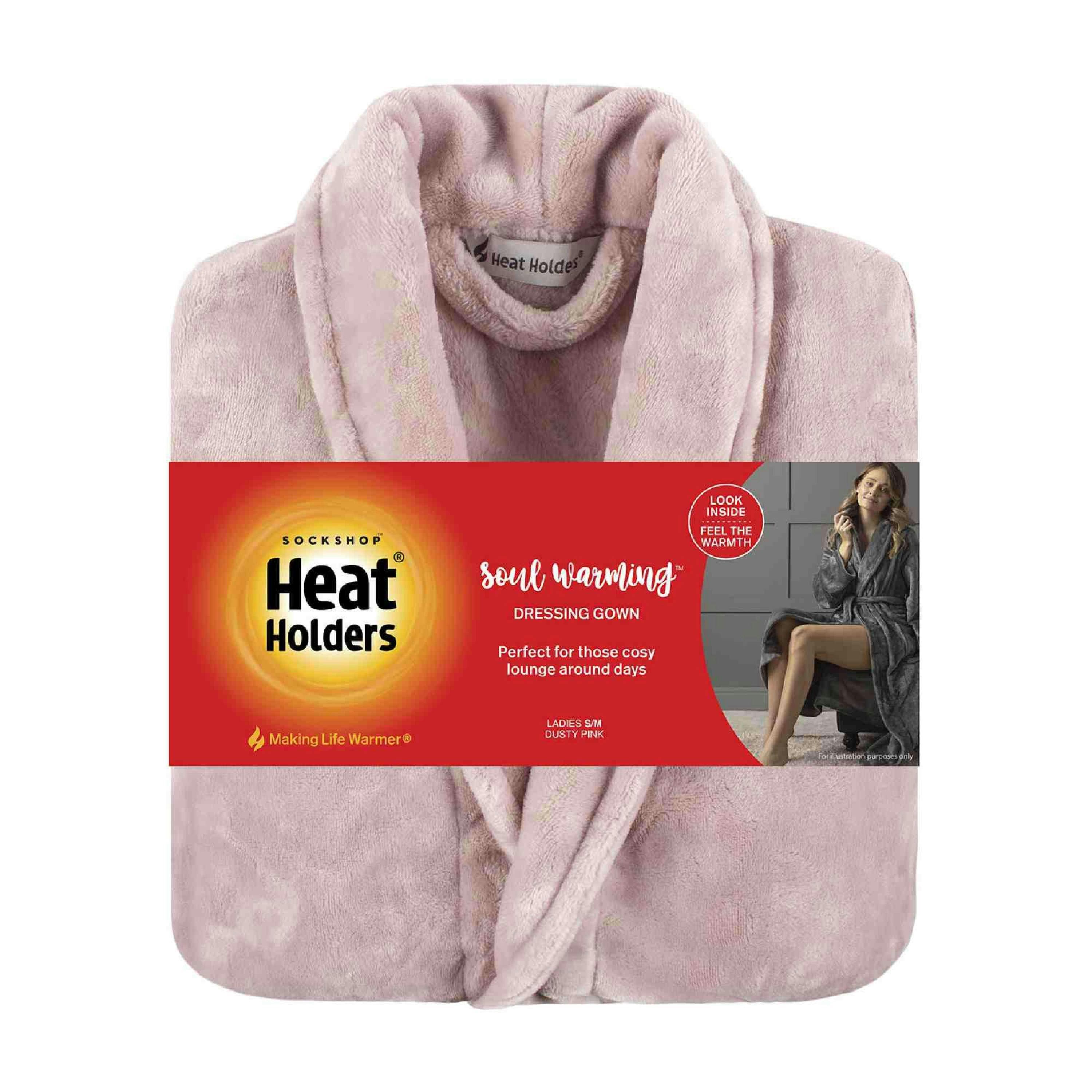 Ladies Soft Fleece Warm Bathrobe Dressing Gown for Winter , view 2 of 5