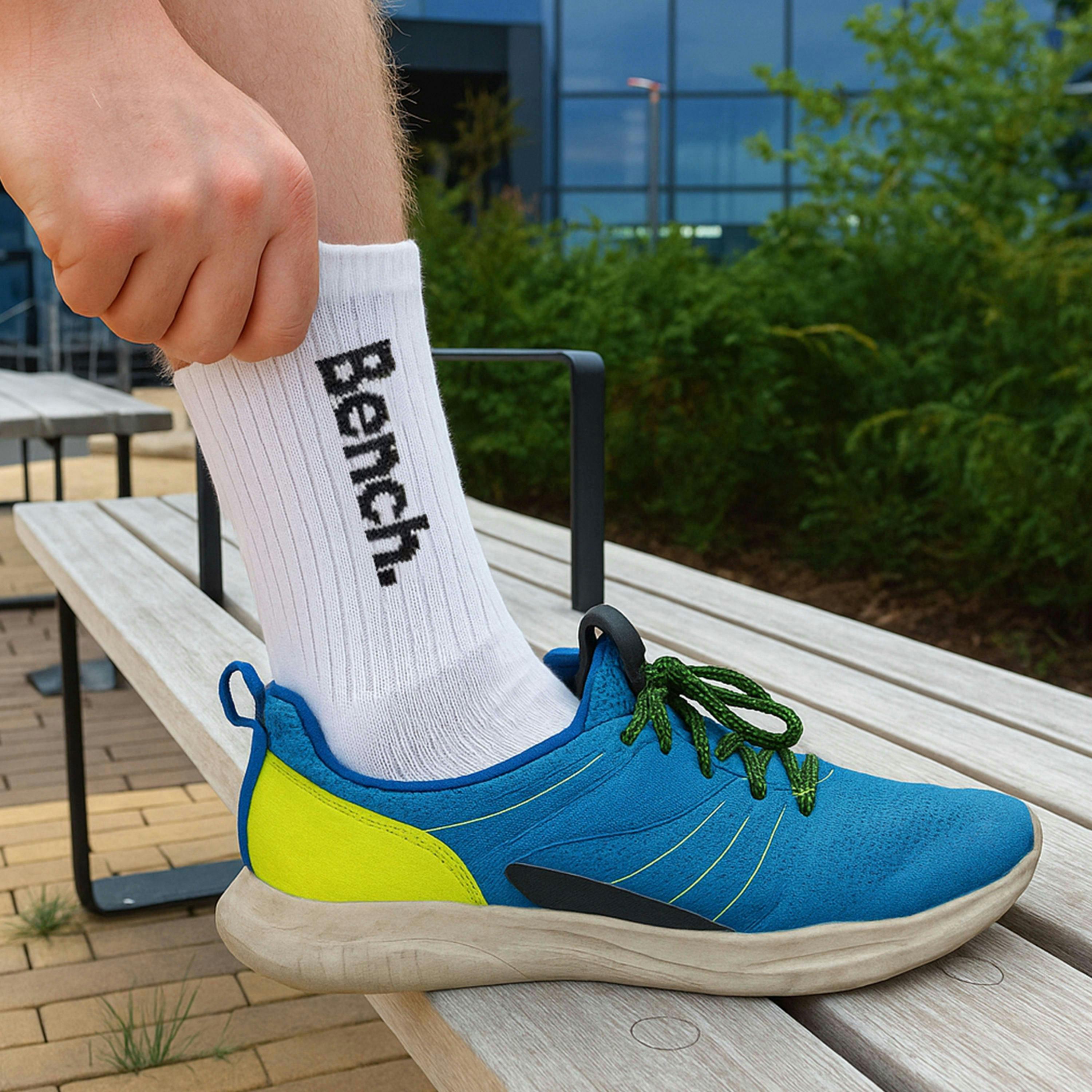 5 Pairs Mens Crew Cotton Socks - Sport Breathable Comfort Socks , view 5 of 5