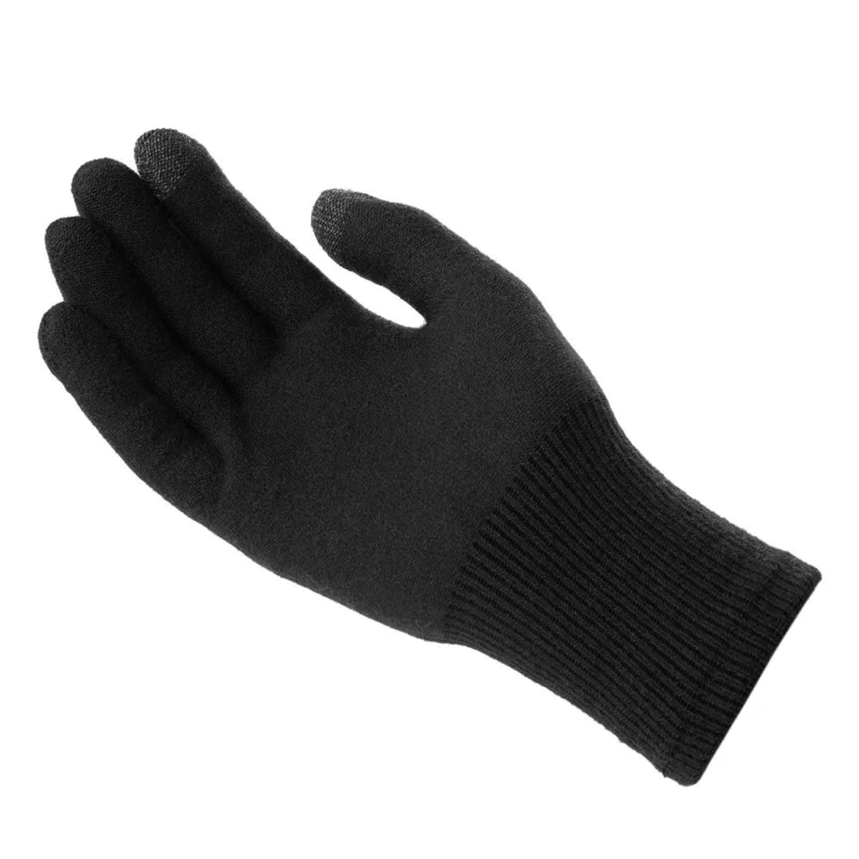 Mens Merino Touch Gloves Lightweight Warm Outdoor Hiking Quick-drying , view 2 of 5