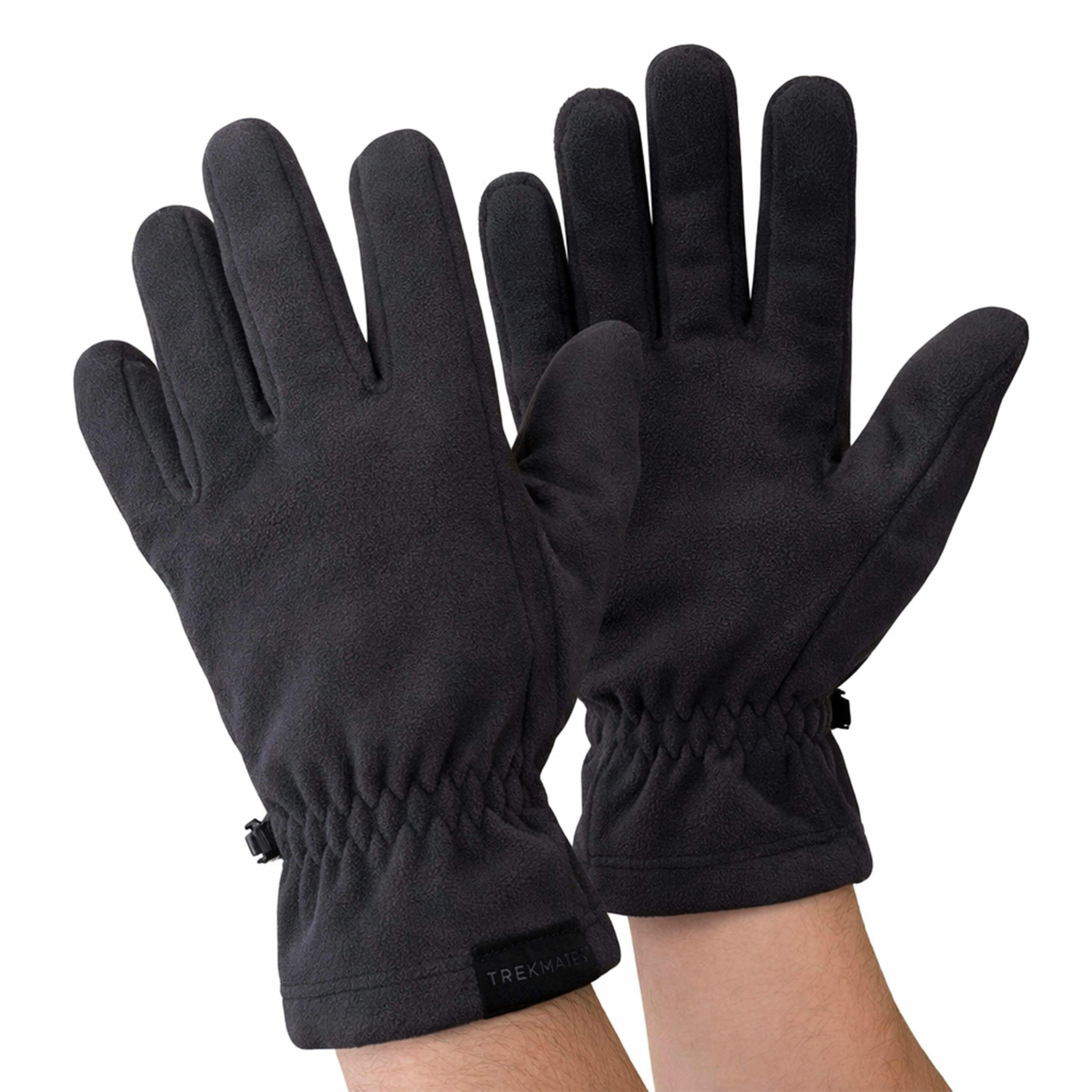Mens Windproof Fleece Gloves WINDSTOPPER Hiking Lightweight Gloves , view 2 of 5