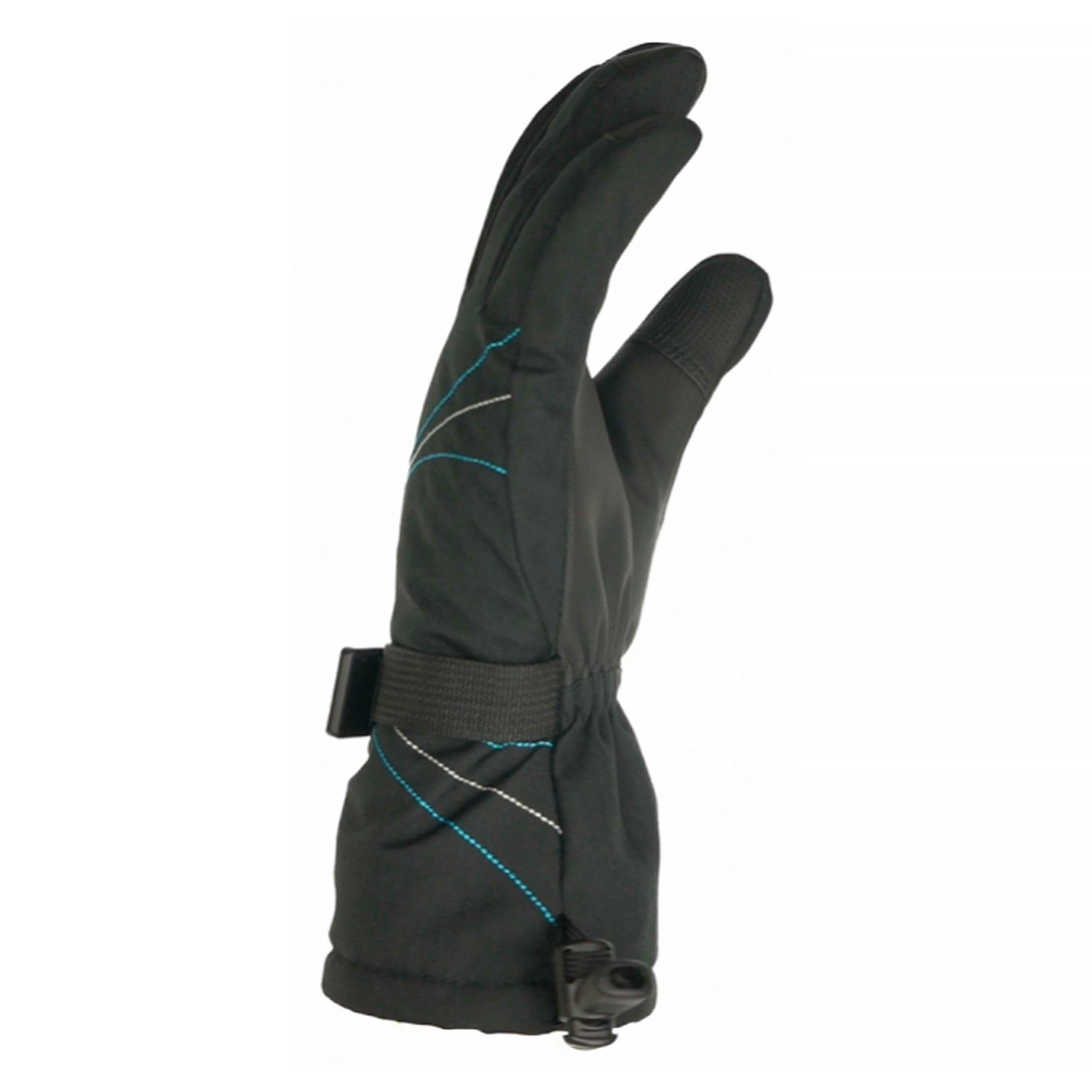 Ladies Waterproof Insulated DRY Shield Winter Ski Gloves with Touchscreen Grip , view 4 of 5