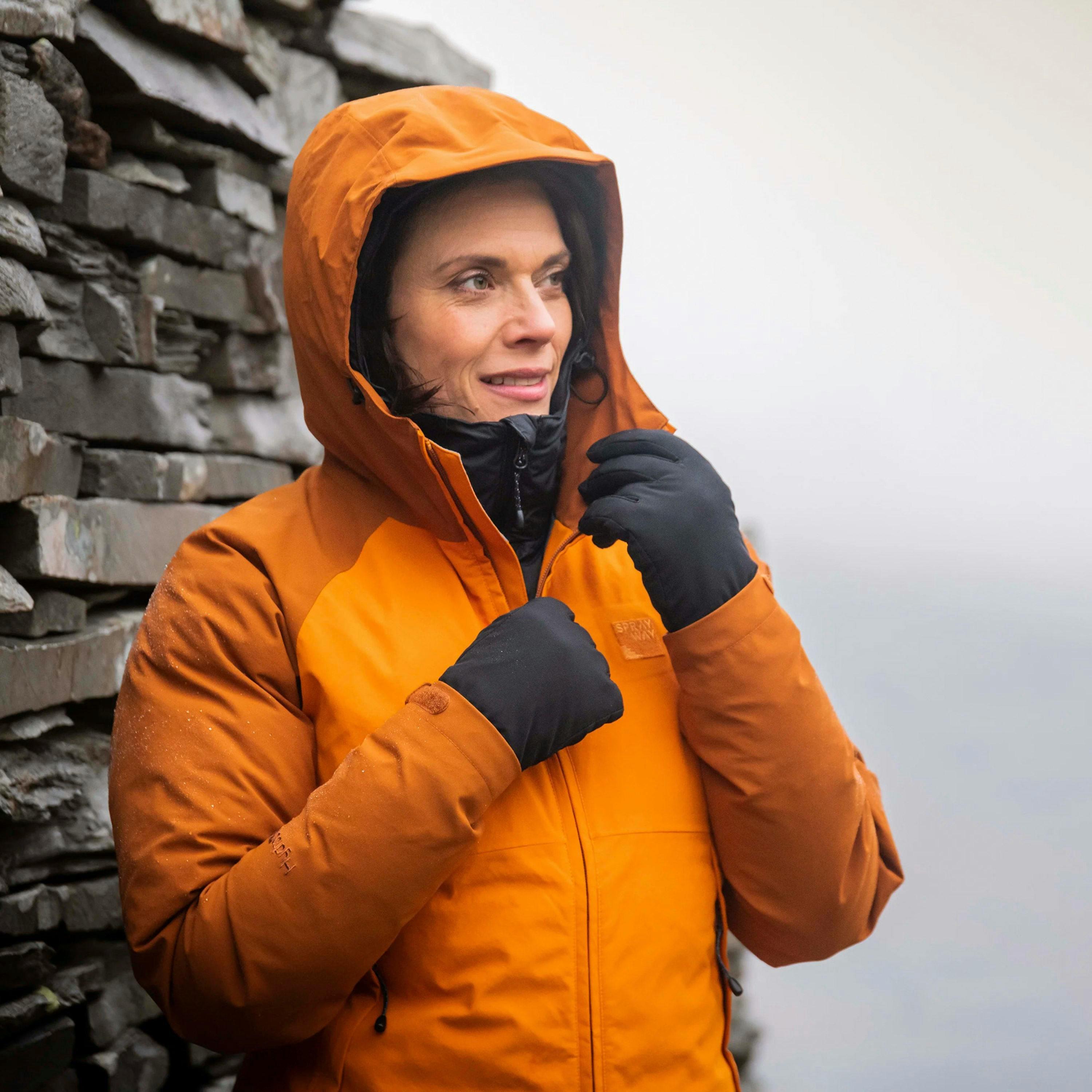 Mens Waterproof Softshell DRY Protect Winter Gloves Warm with Grip , view 4 of 5