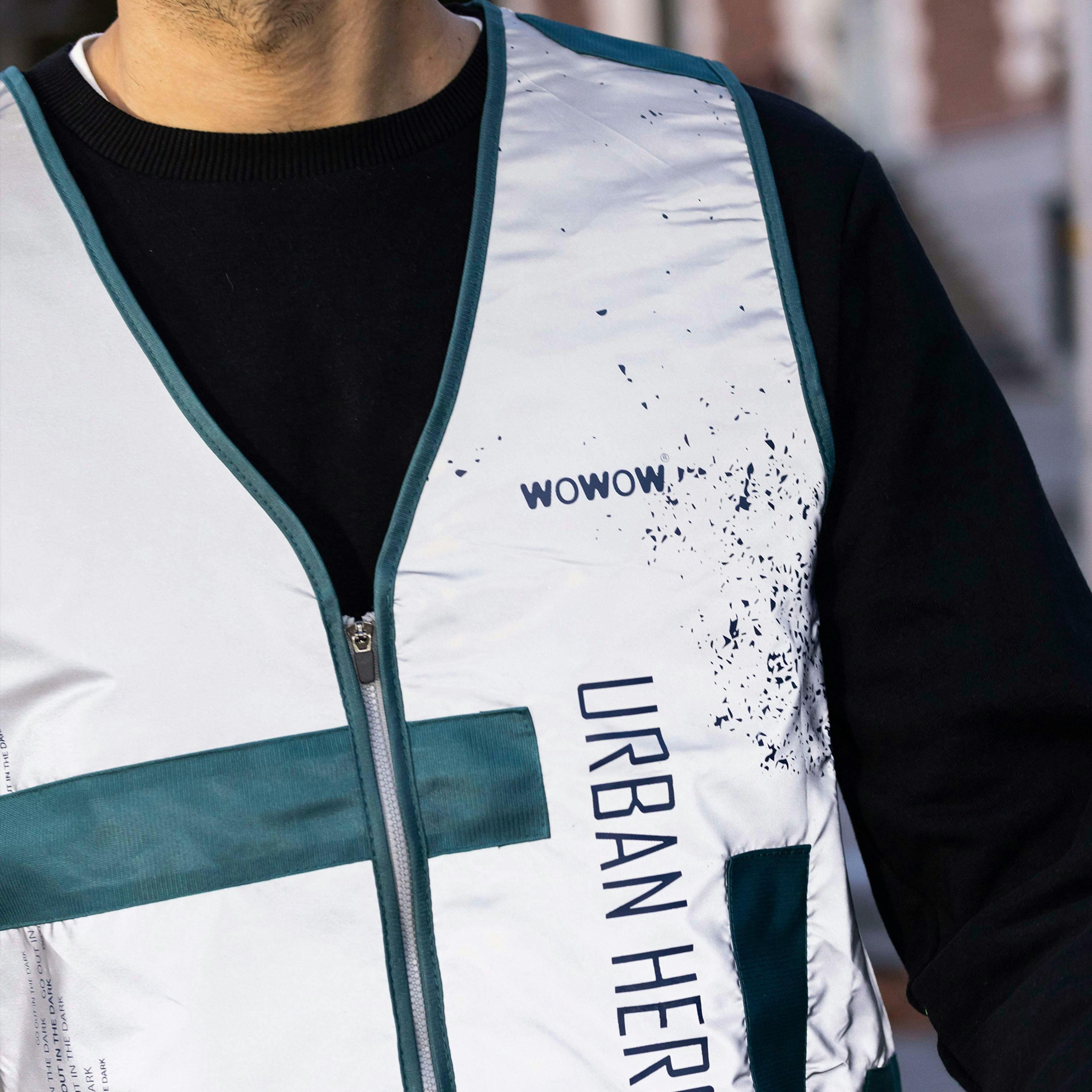 Mens Ladies Urban Hero Full Reflective Cycling Vest 360 Visibility , view 5 of 5