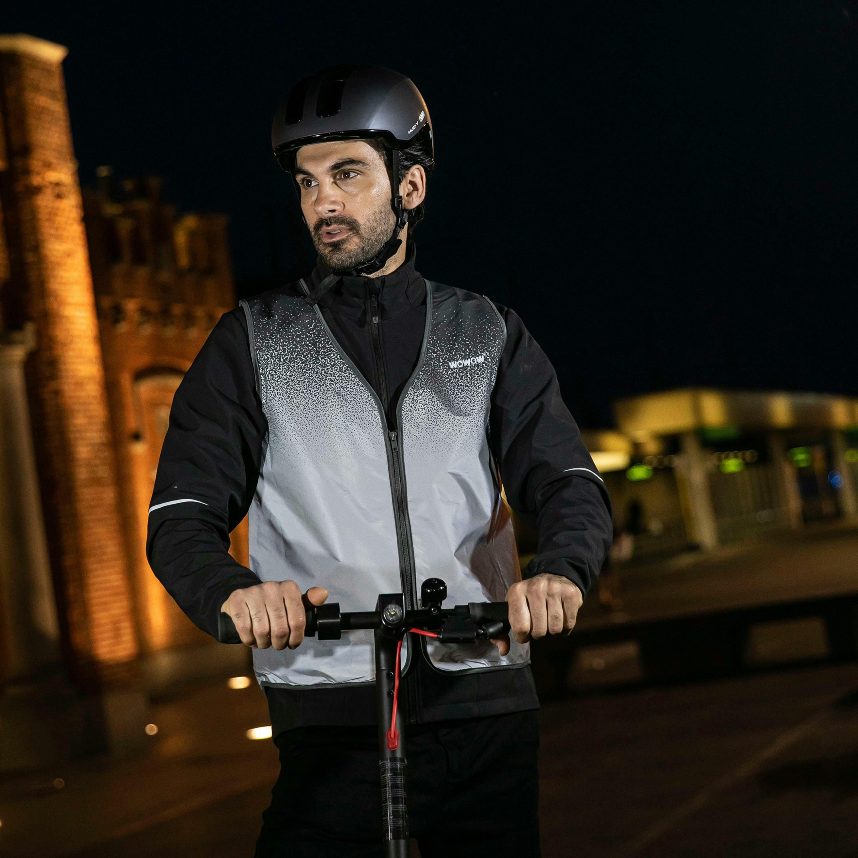 Mens Ladies Storm Full Reflective Windproof Cycling Breathable Vest , view 4 of 5