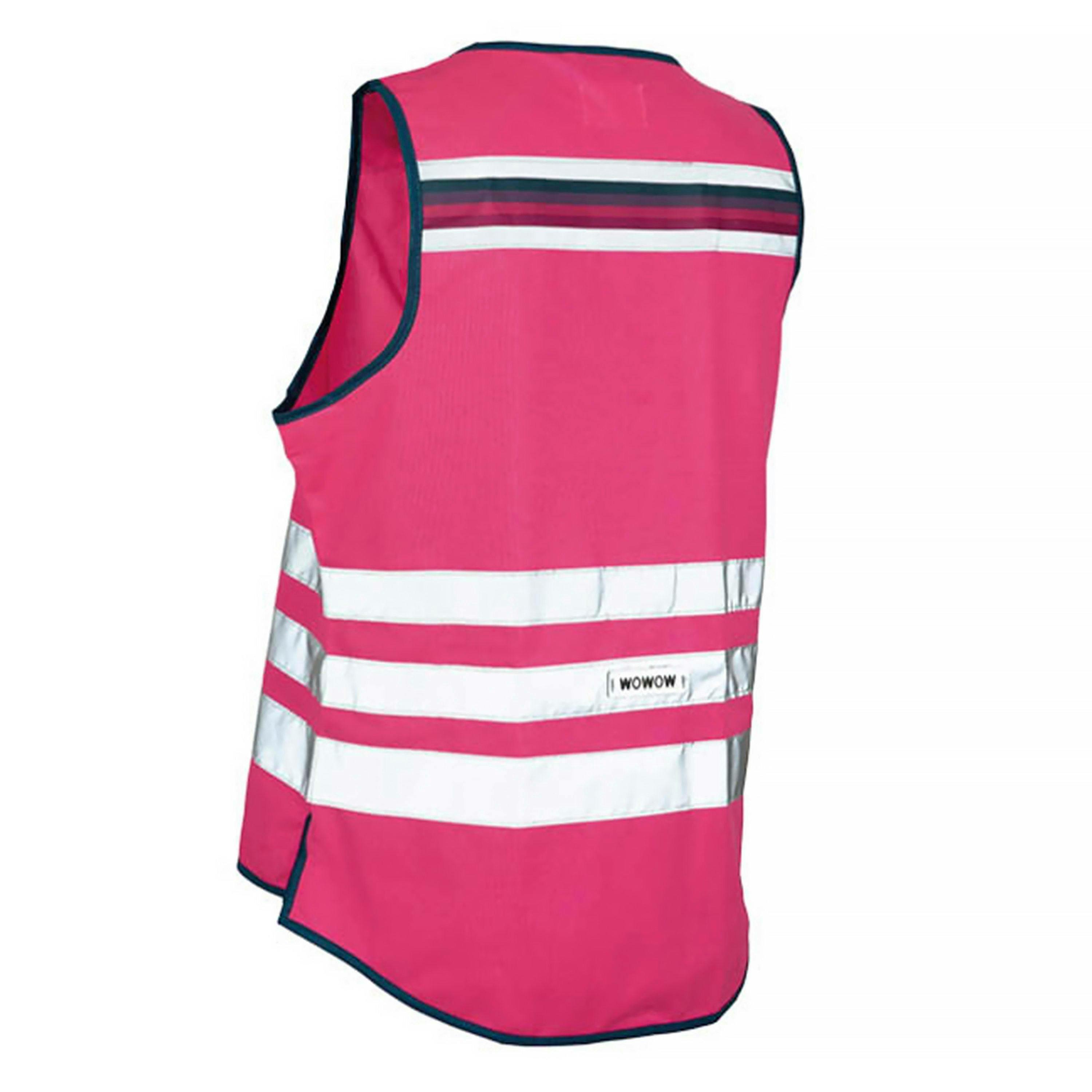 Ladies Lucy Pink Hi Vis Reflective Cycling Vest , view 2 of 5