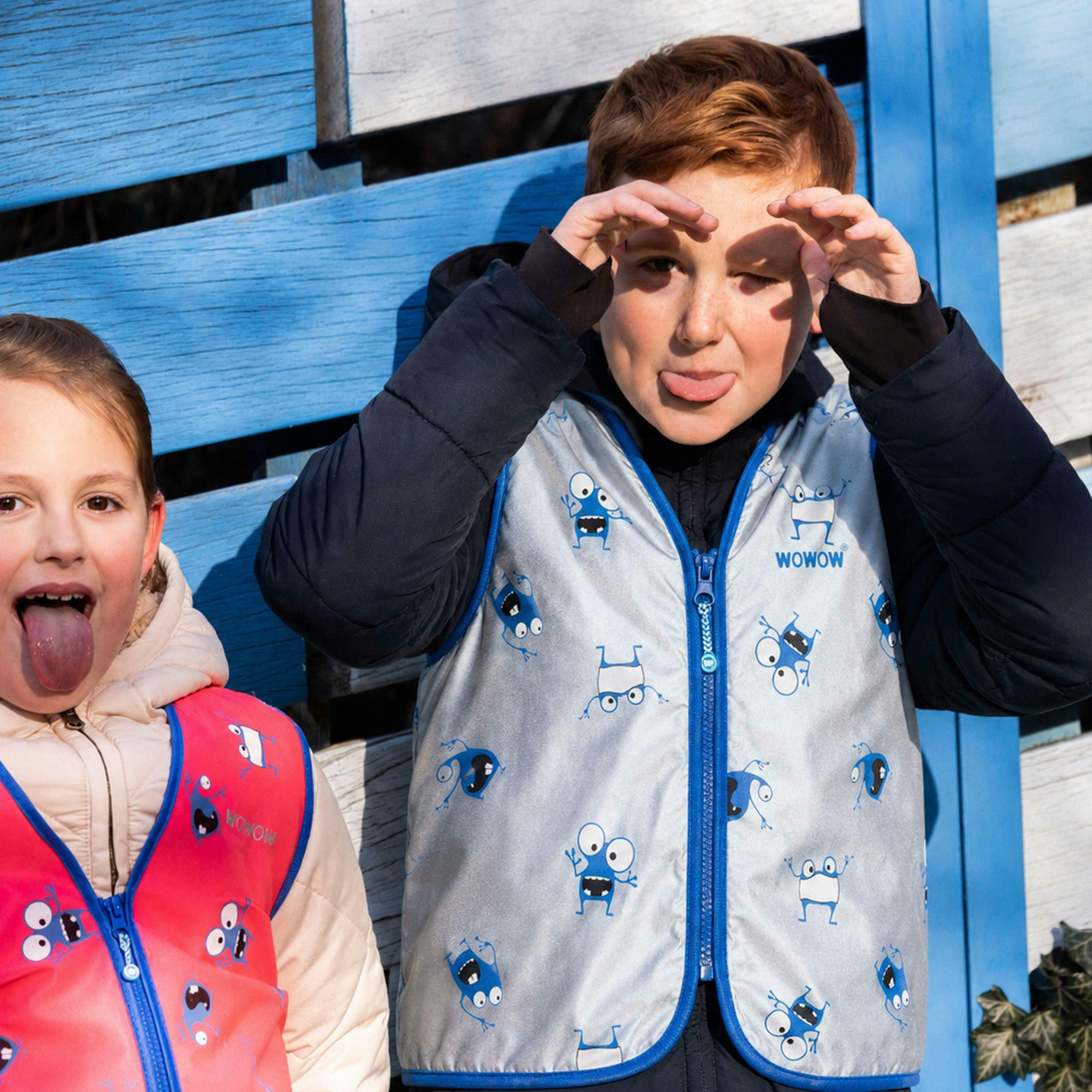 Goyo Fully Reflective Hi Vis Patterned Vest for Kids | Outdoor School Gilet , view 4 of 5