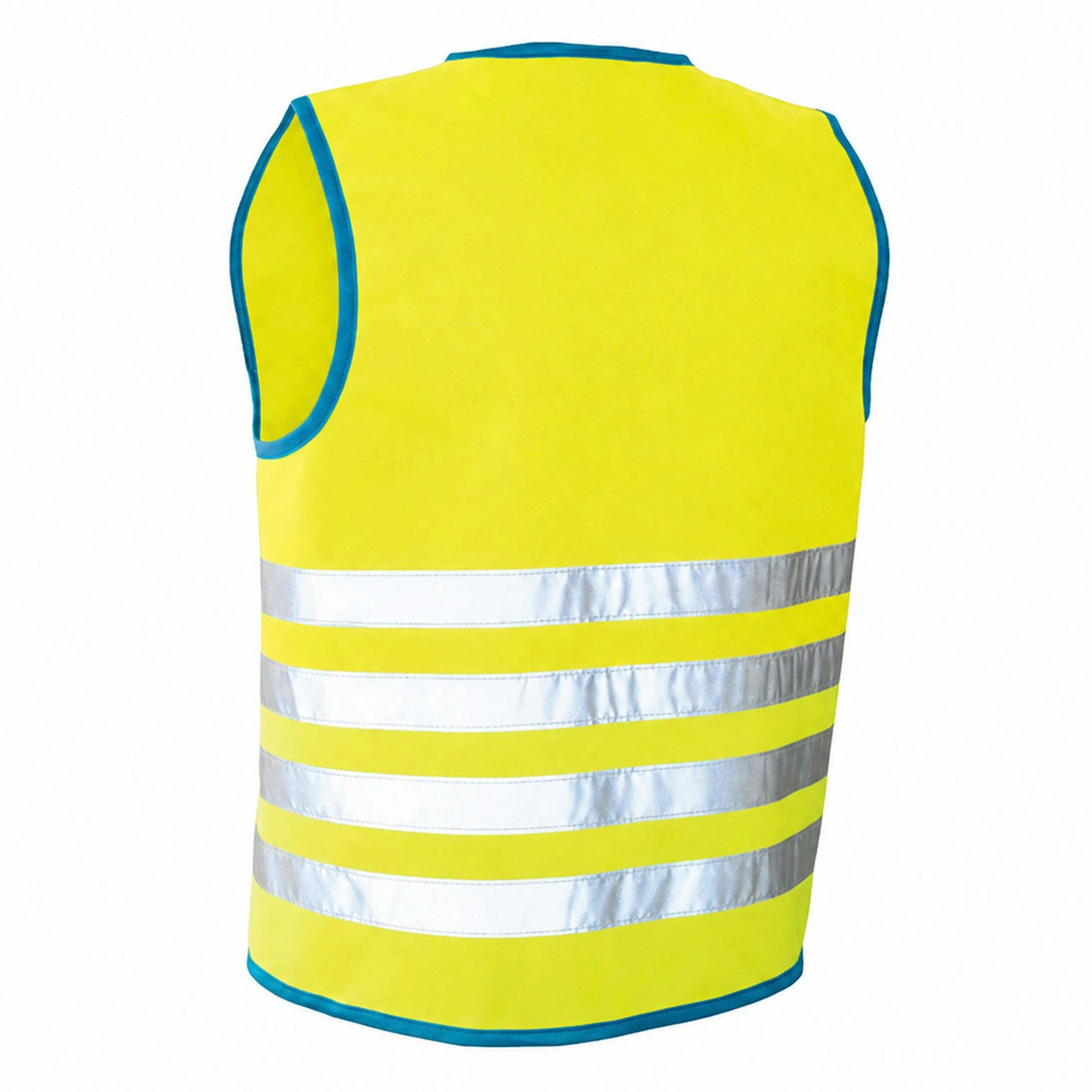 Kids Wasabi Yellow Hi Vis Reflective Vest | Walking Running Gilet , view 2 of 5