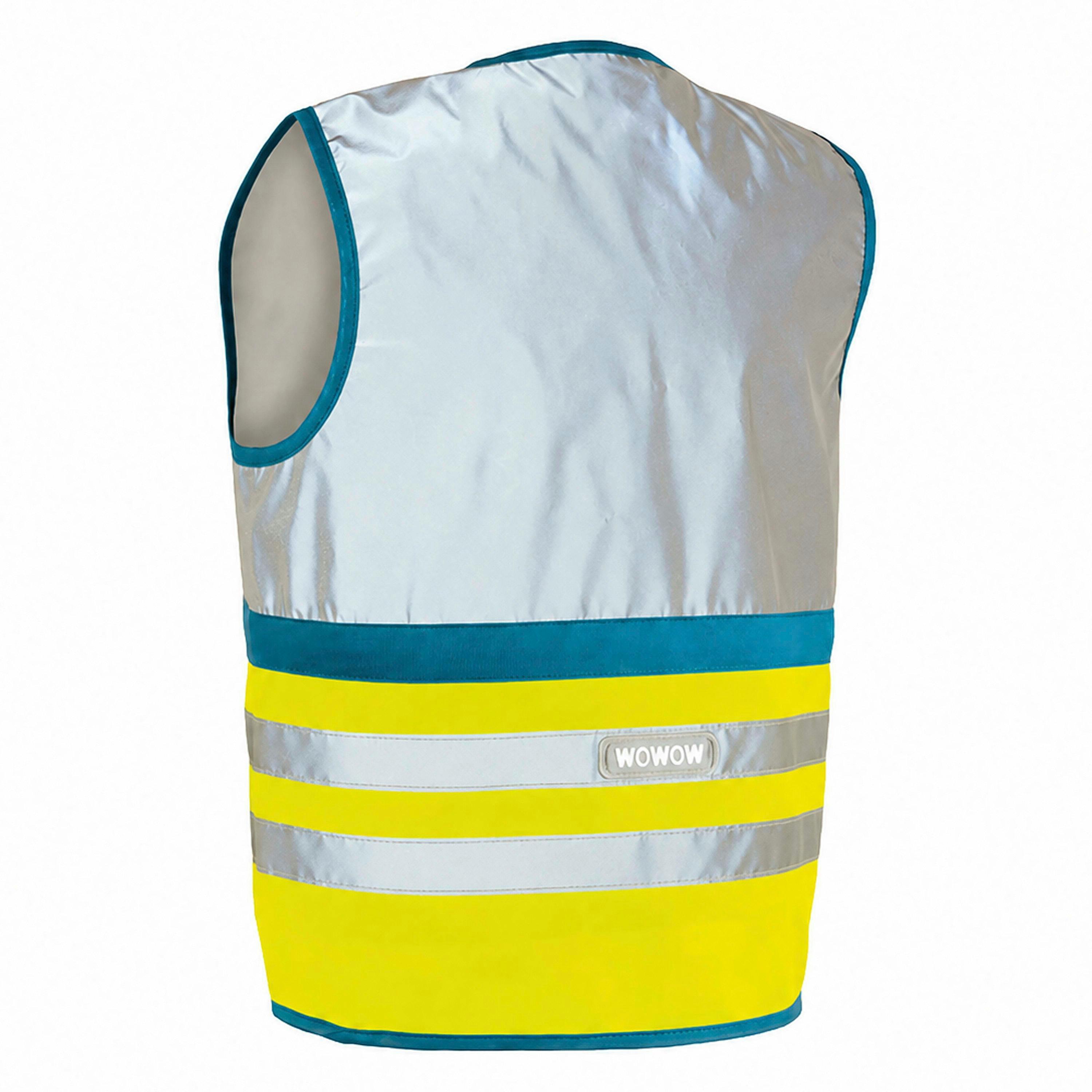 Kids Wasabi Yellow Hi Vis Fully Reflective Vest | Walking Running Gilet , view 2 of 5