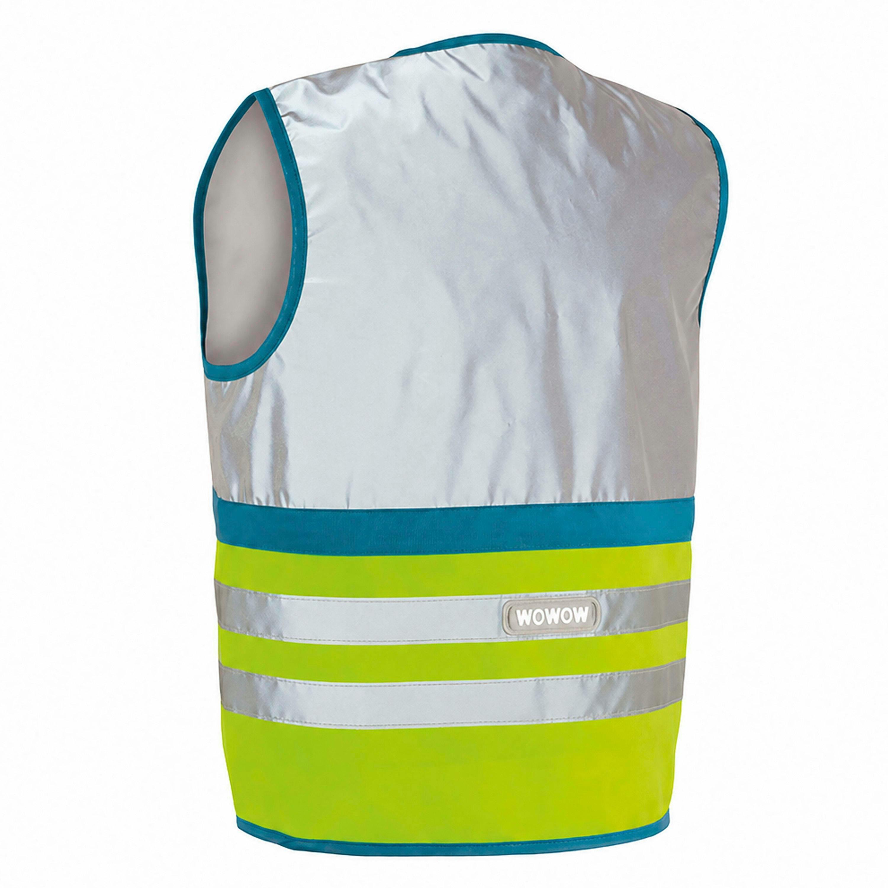 Kids Wasabi Green Hi Vis Fully Reflective Vest | Walking Running Gilet , view 2 of 5