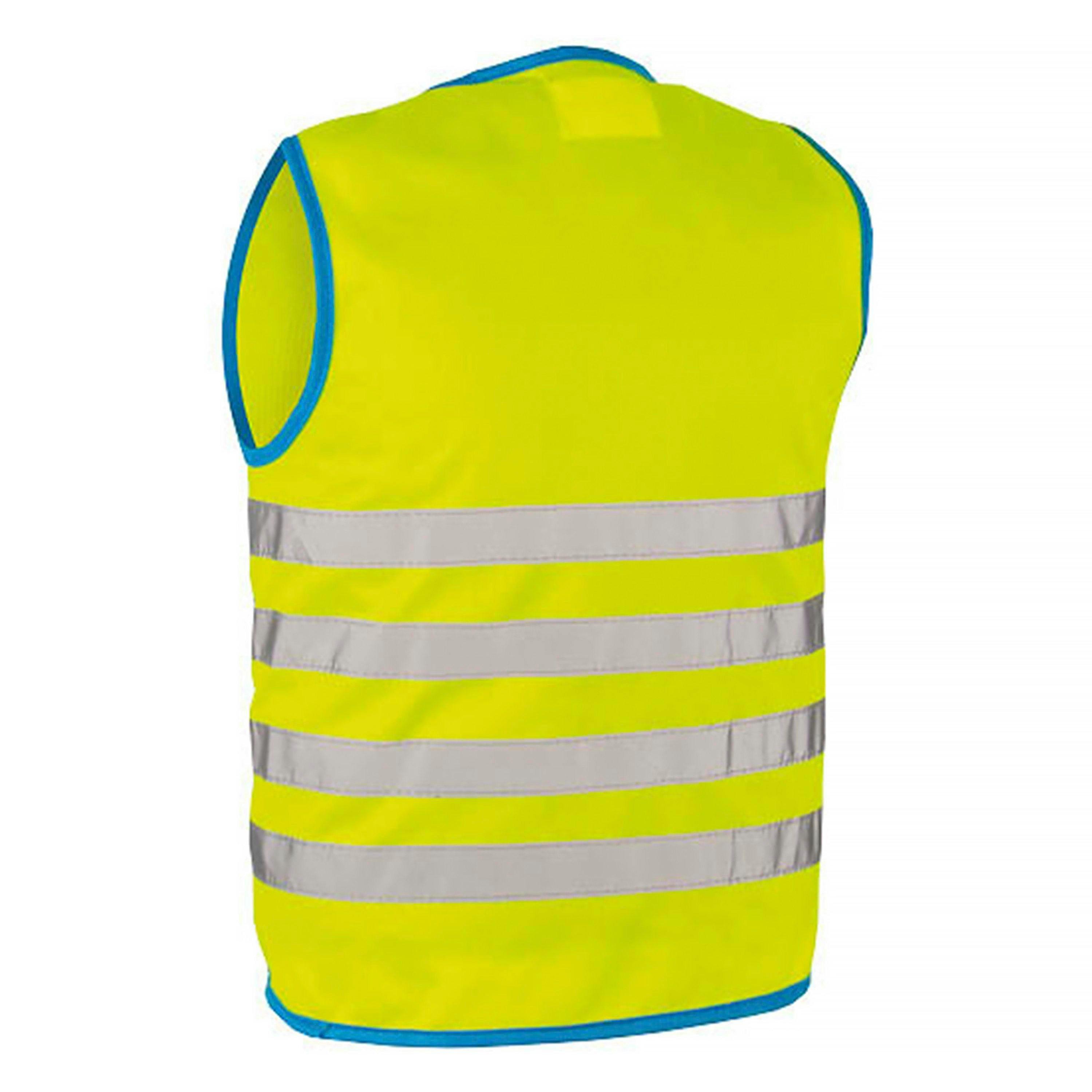 Kids Yellow Hi Vis Reflective Vest | School Cycling Walking Outdoor Gilet , view 2 of 5
